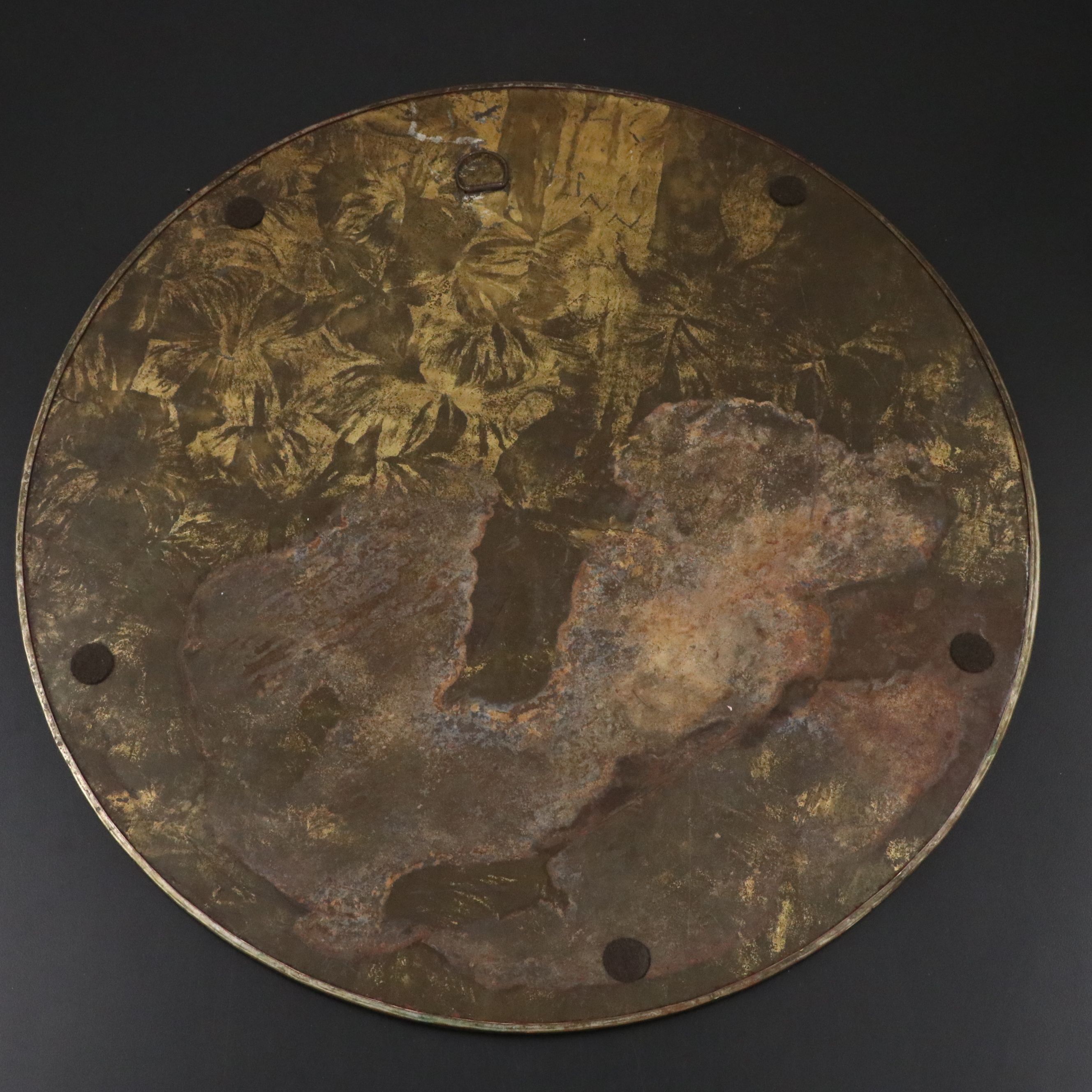 Two's Company Patterned Round Wall Mirrors