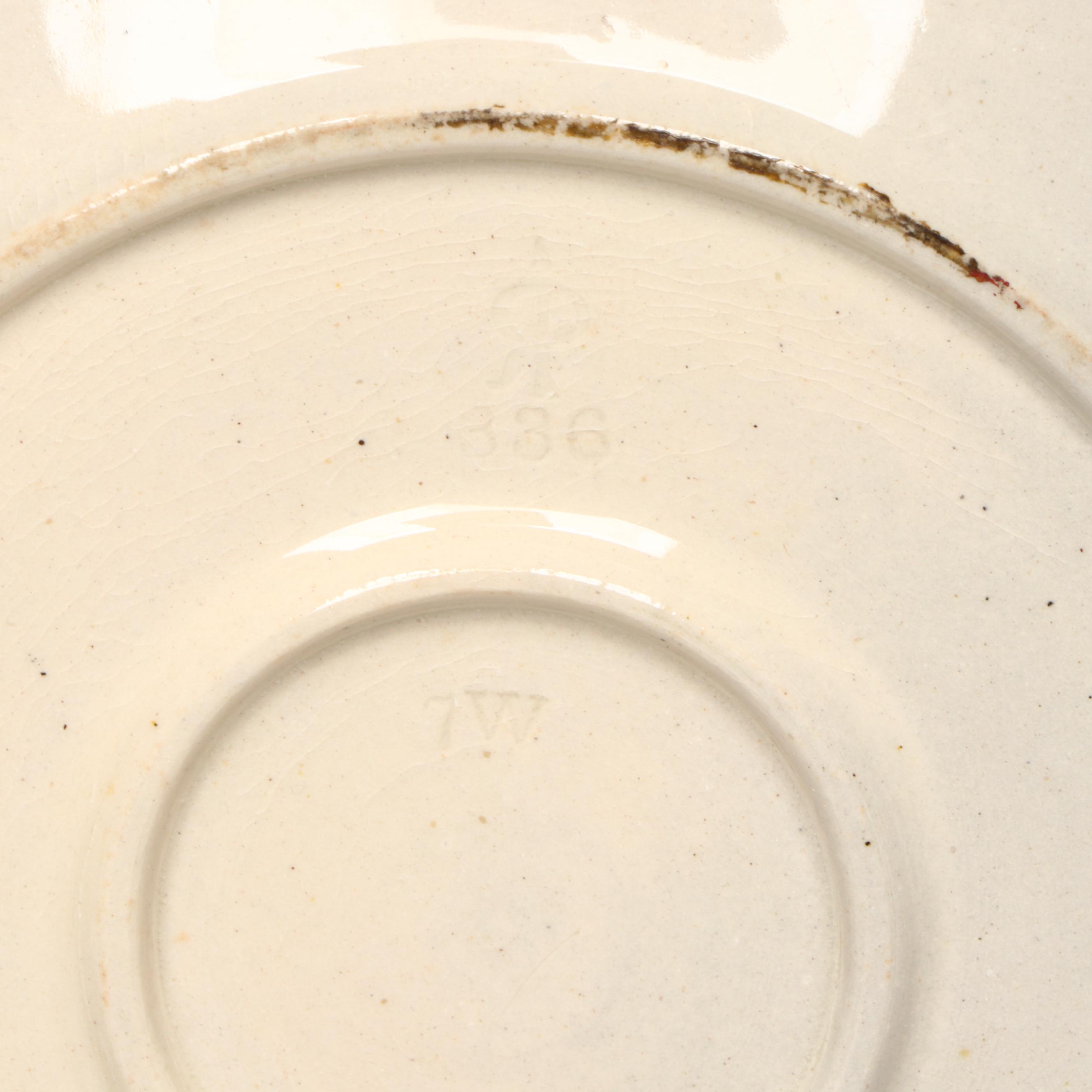 Rookwood Pottery Hand-Painted Peach Blossoms Plate, 1887