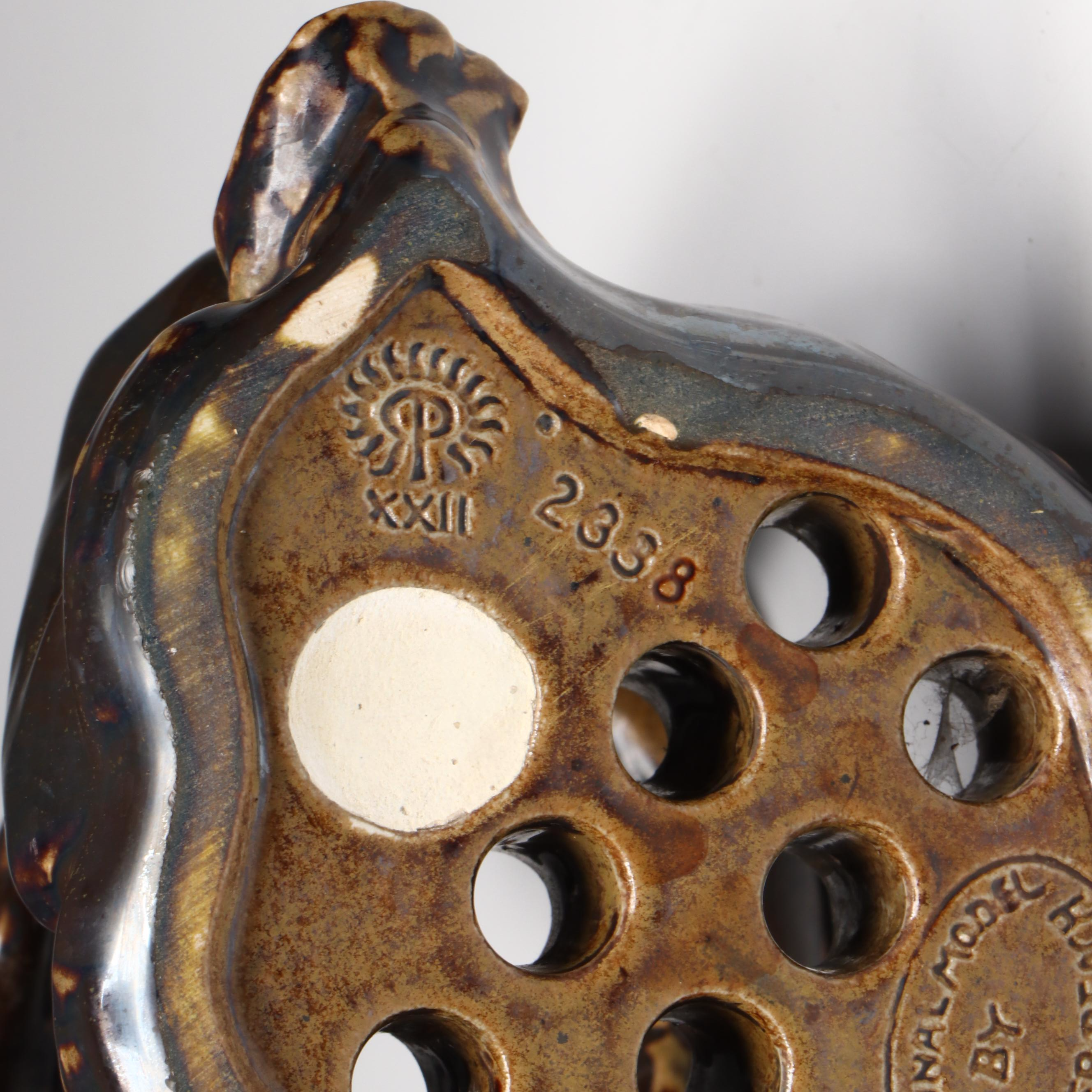 Chester Beach for Rookwood Pottery Double Nude Flower Frog, 1922