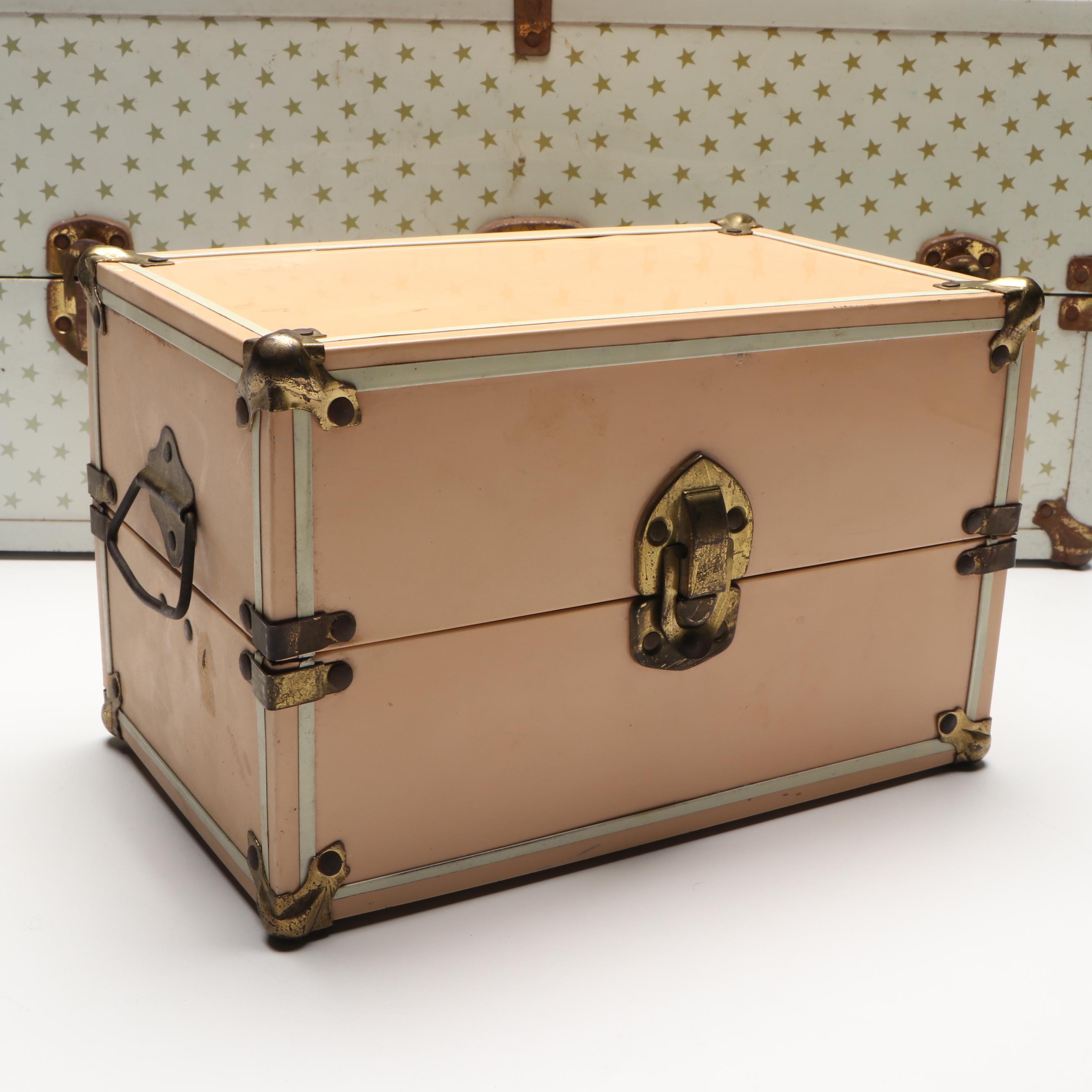 Vogue Dolls "Drink and Wet" Baby Doll with Storage Cases, Mid-20th Century