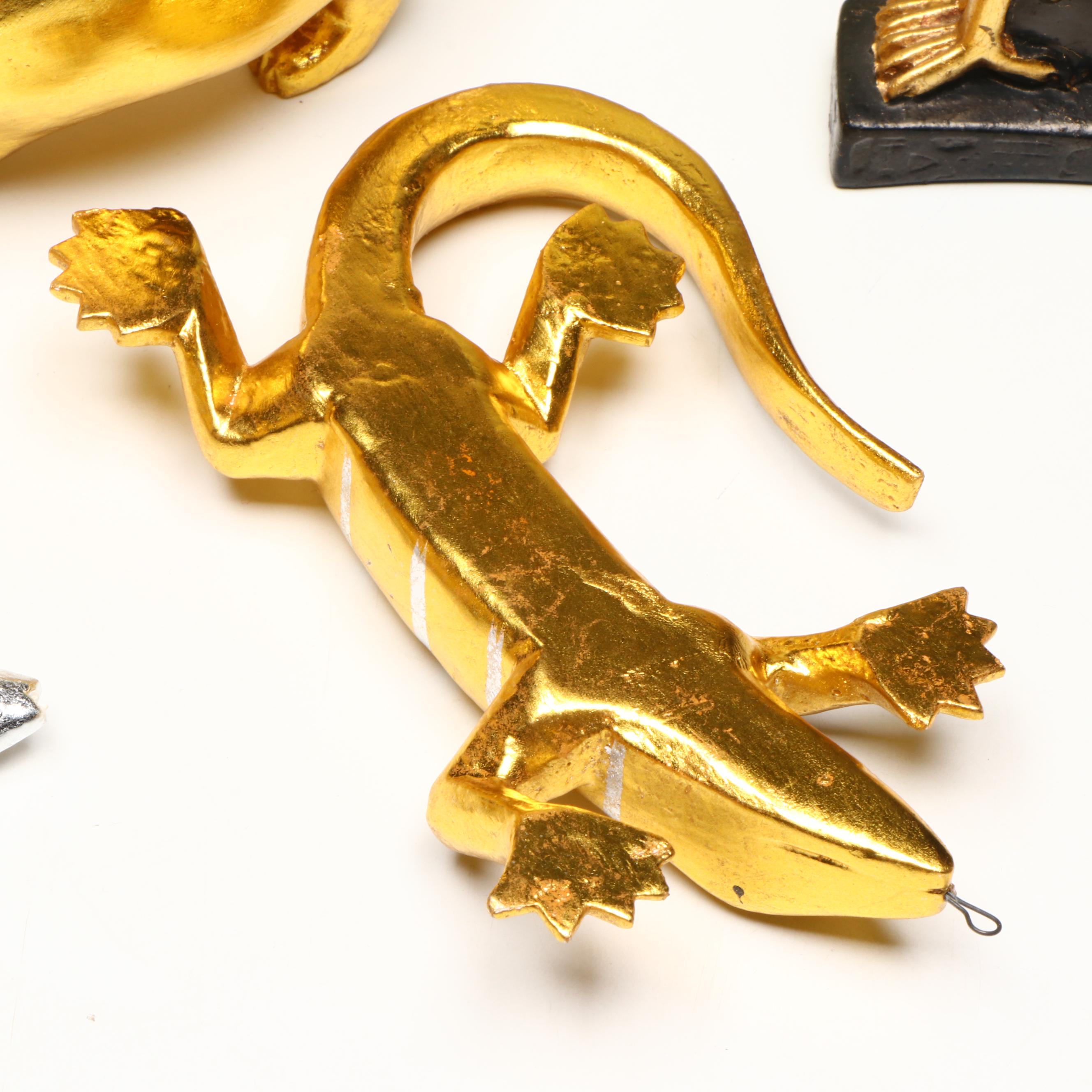 Erdmann Schlegelmilch Juicer, Mt. Washington Glass Shaker, with Other Gilt Décor