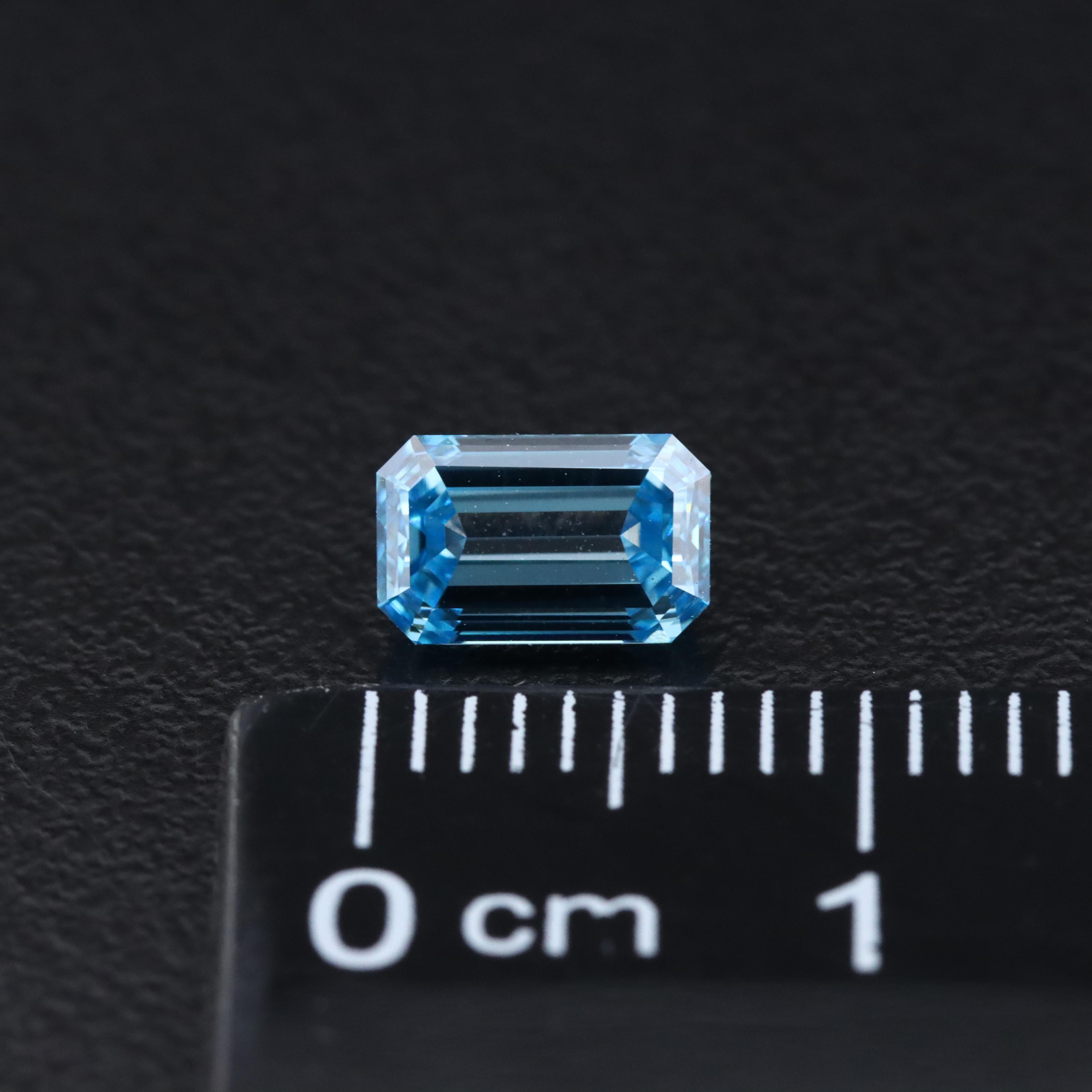 Loose 1.04 CT Fancy Vivid Blue Lab Grown Diamond with IGI Report