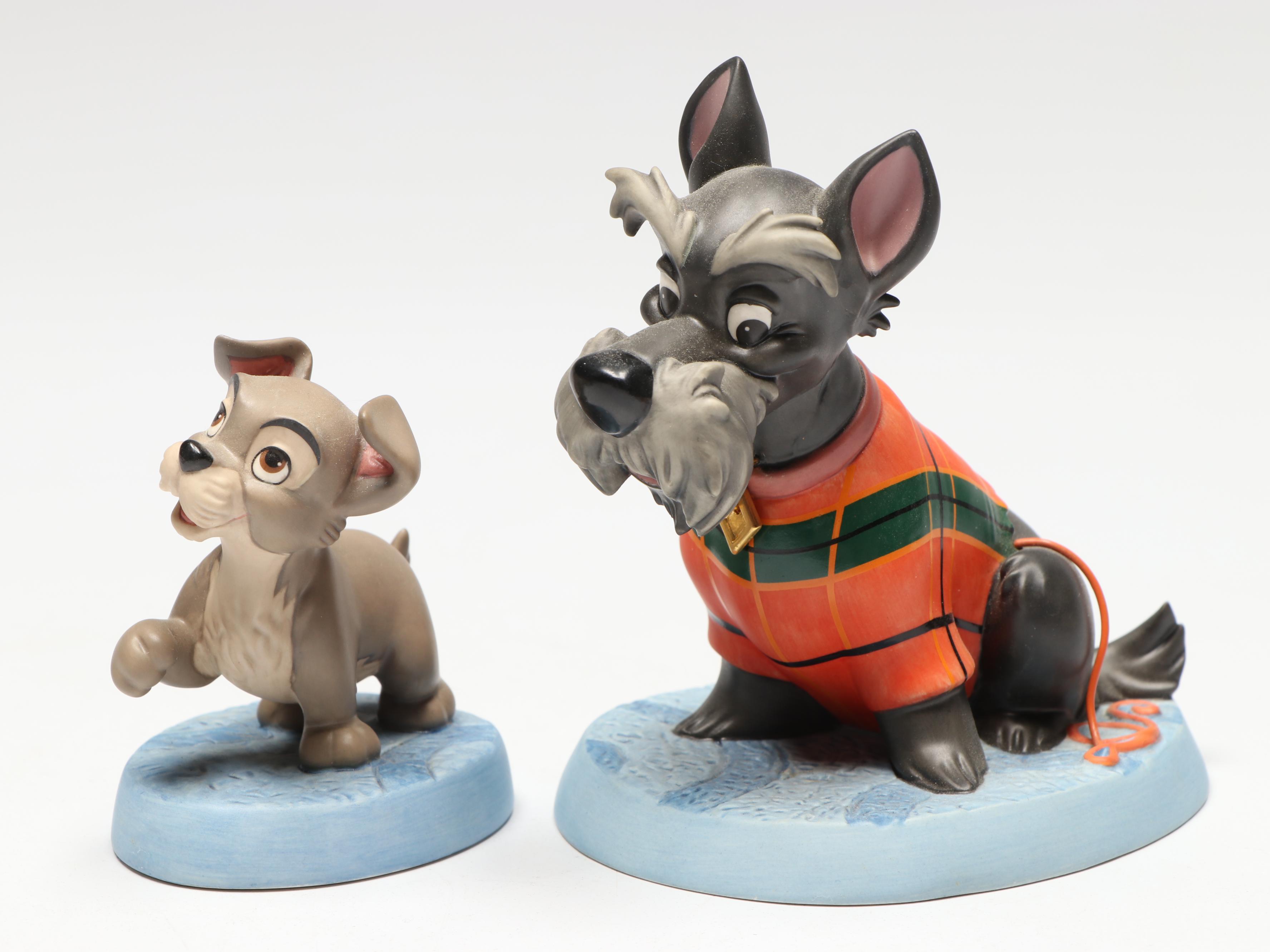 Disney "Patient Pal" and "Persistent Pup" with More Lady and the Tramp Figurines