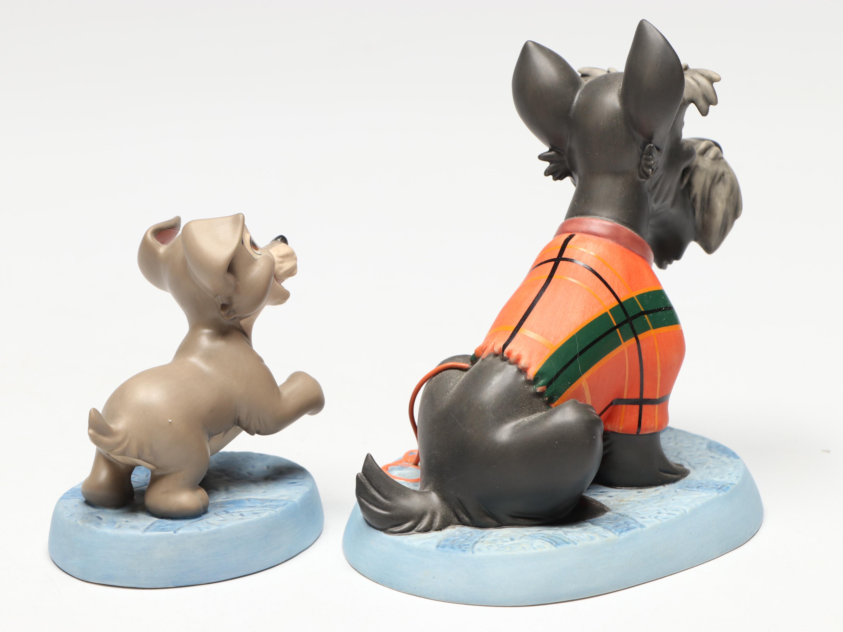 Disney "Patient Pal" and "Persistent Pup" with More Lady and the Tramp Figurines