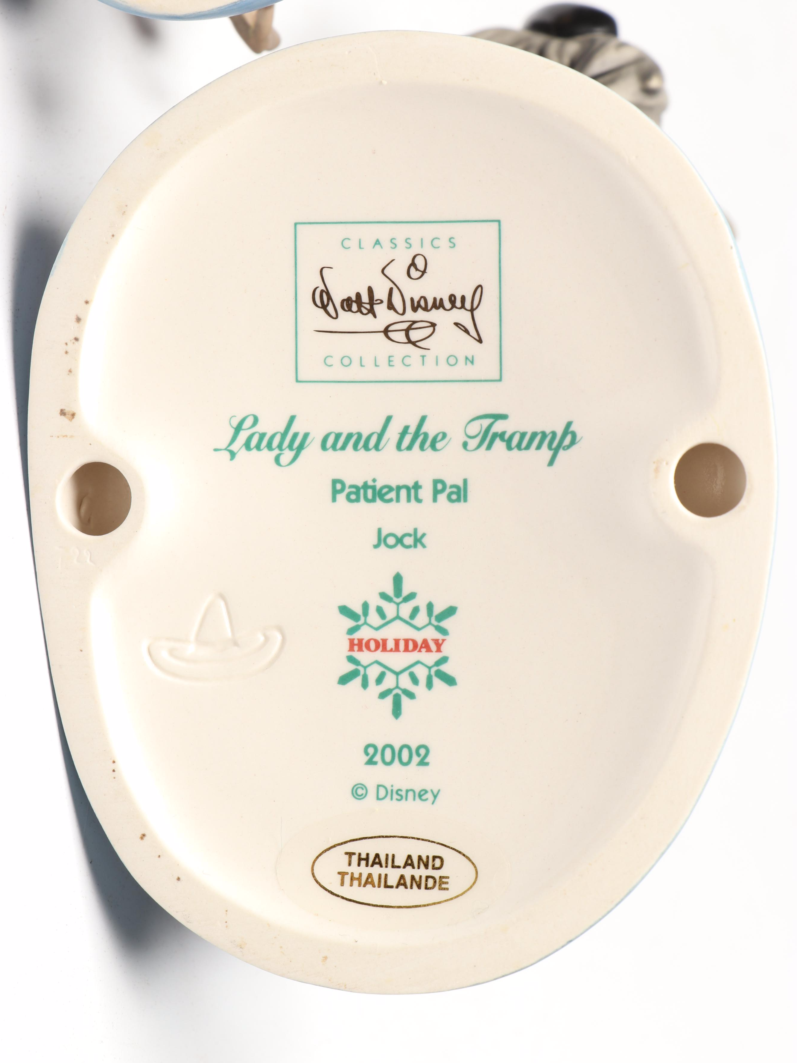 Disney "Patient Pal" and "Persistent Pup" with More Lady and the Tramp Figurines