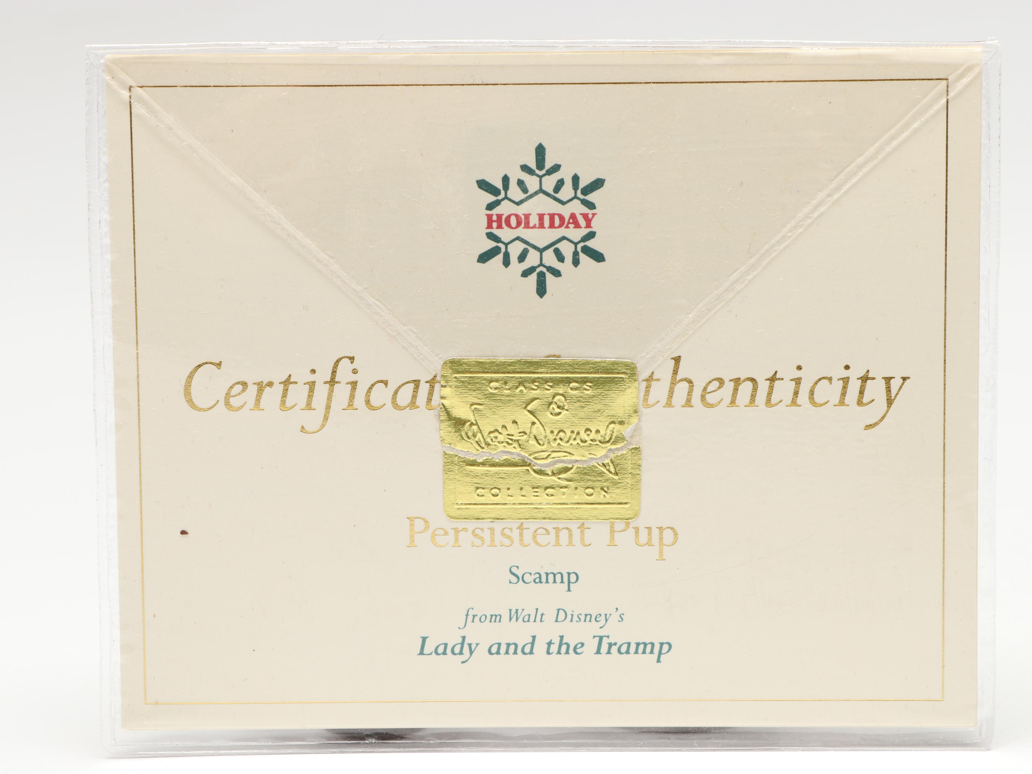 Disney "Patient Pal" and "Persistent Pup" with More Lady and the Tramp Figurines