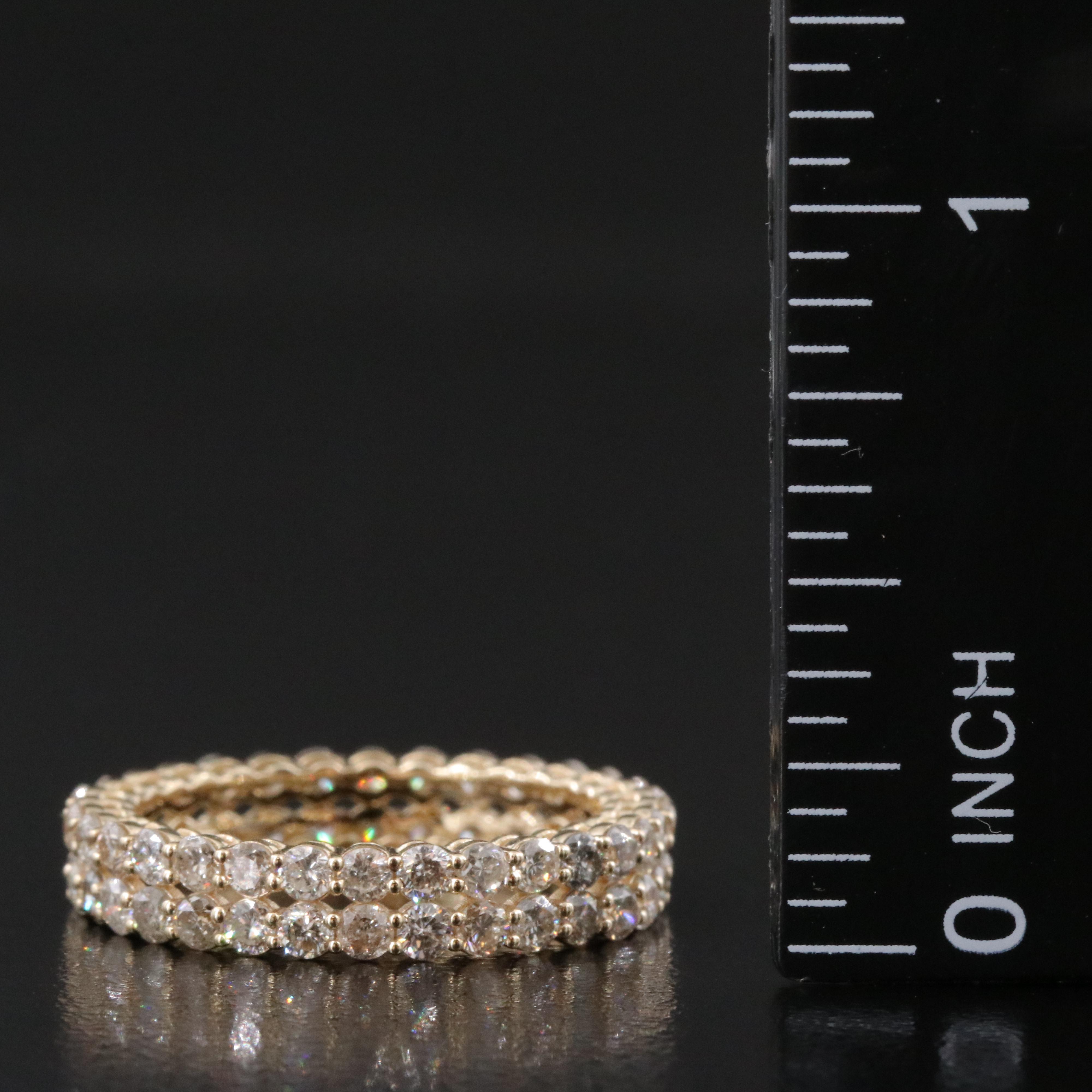 14K 2.04 CTW Diamond Eternity Band