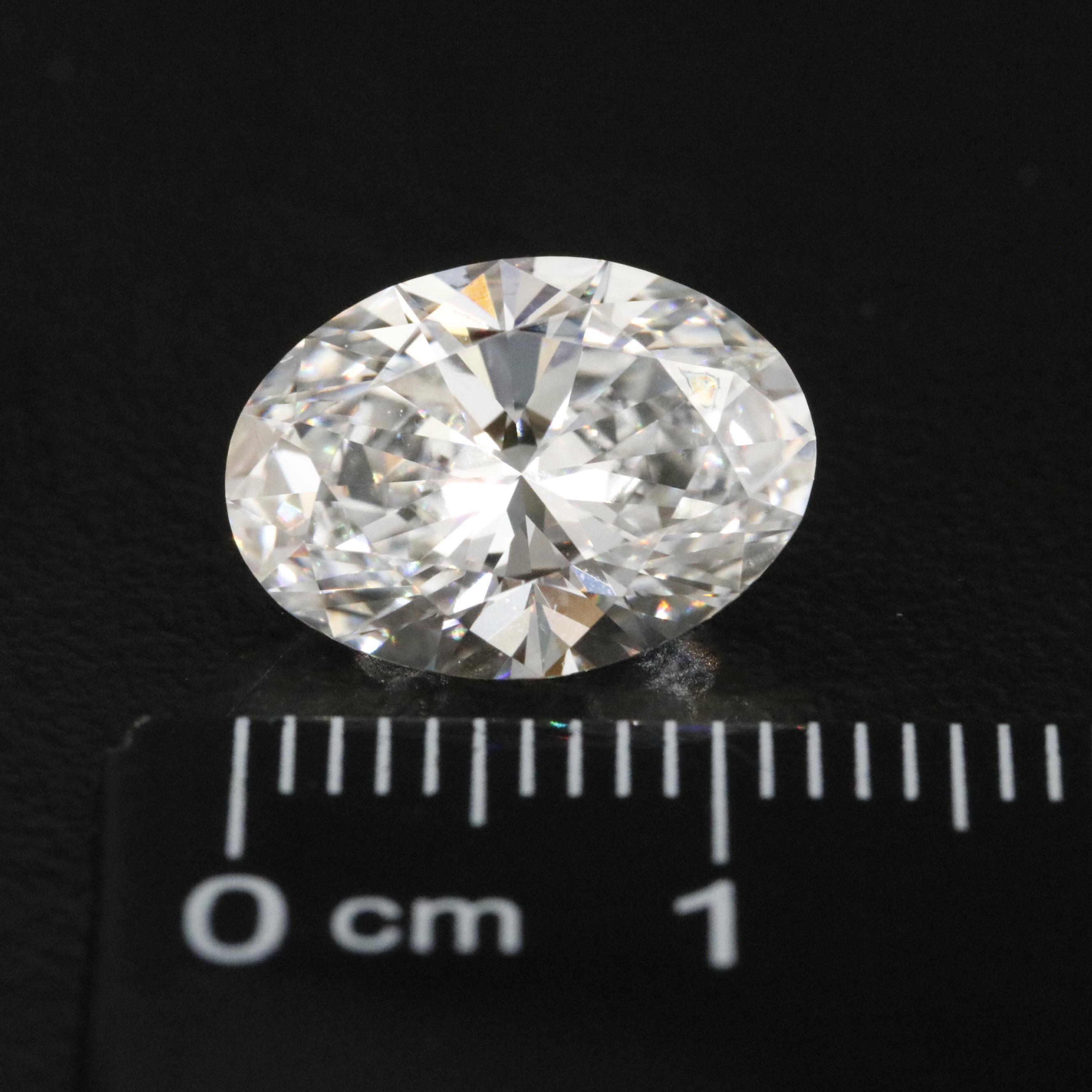 Loose 4.09 CT Lab Grown Diamond with IGI Report