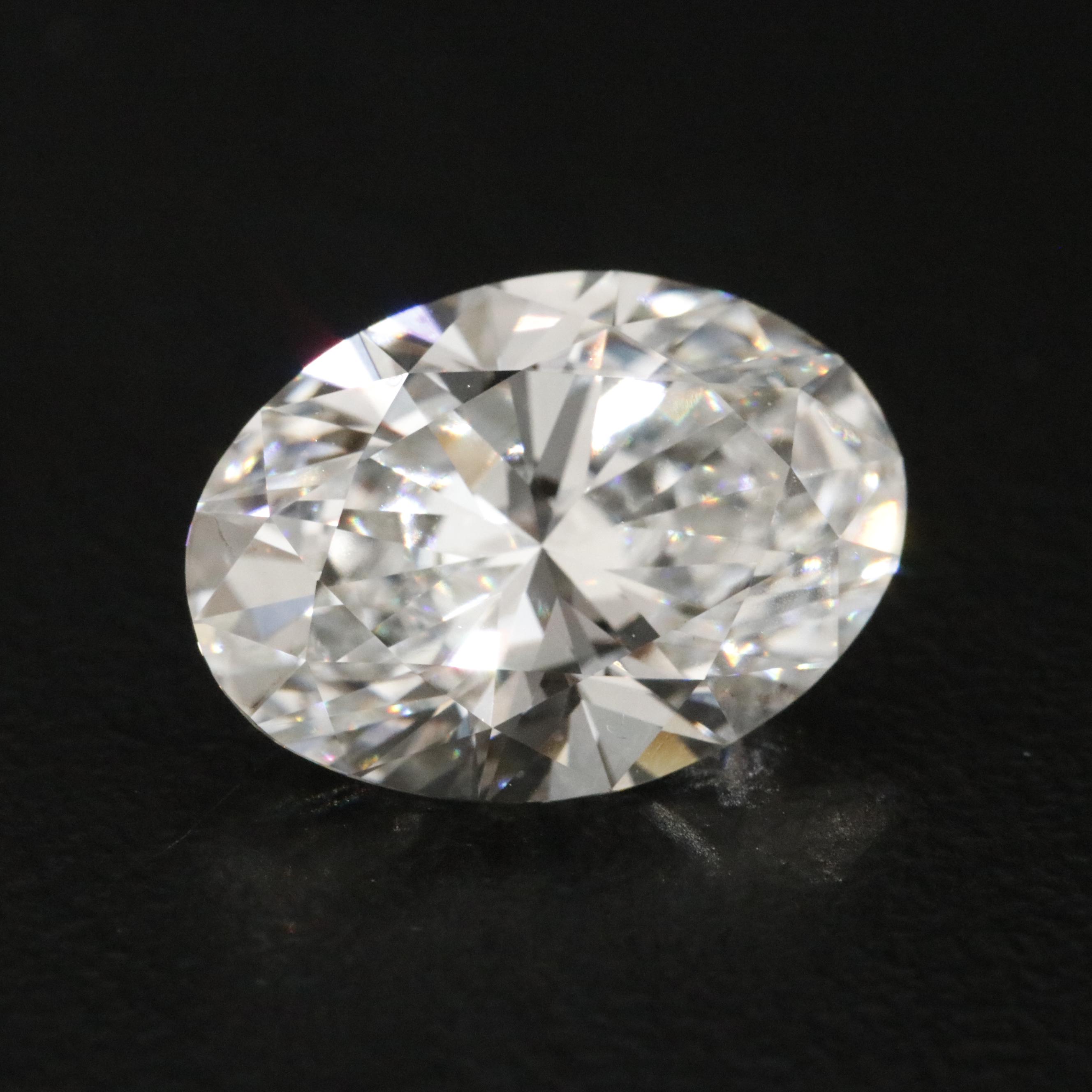 Loose 4.09 CT Lab Grown Diamond with IGI Report