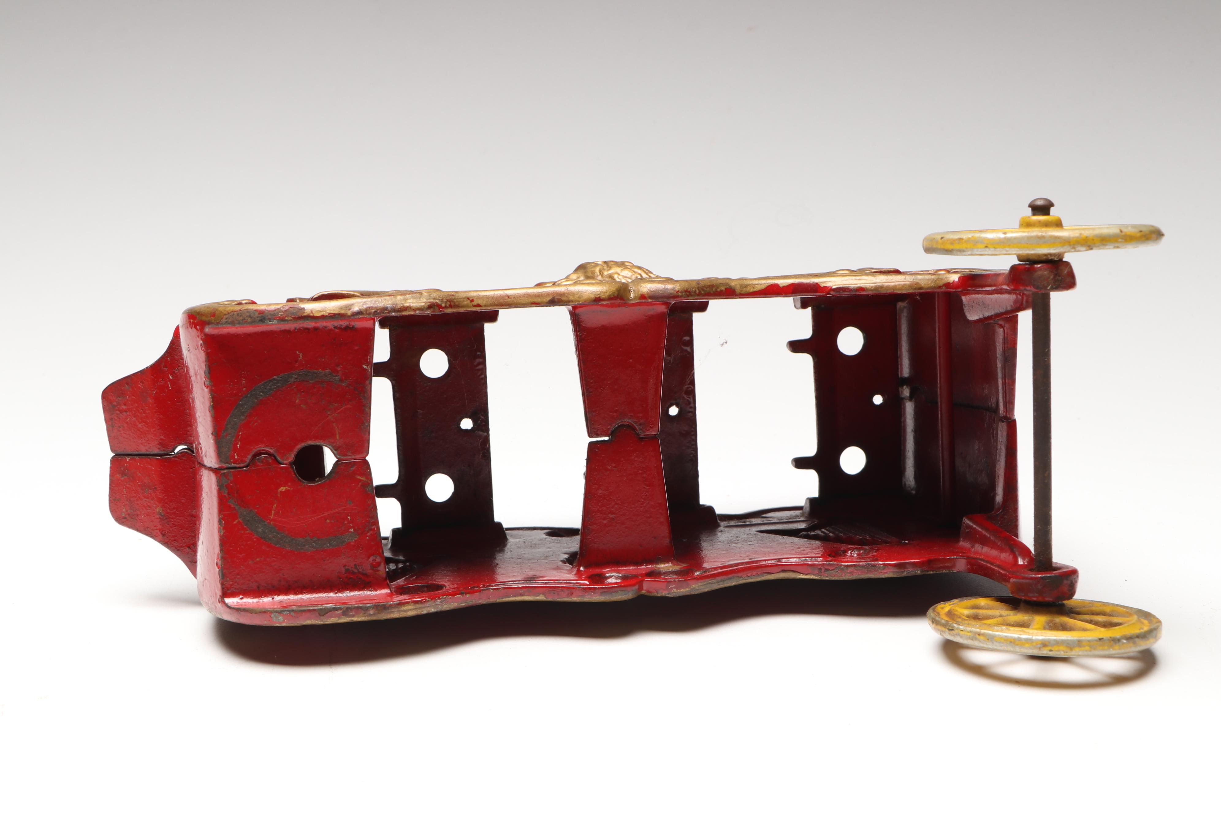 Kenton "Overland Circus" Cast Iron Horse-Drawn Band Wagon