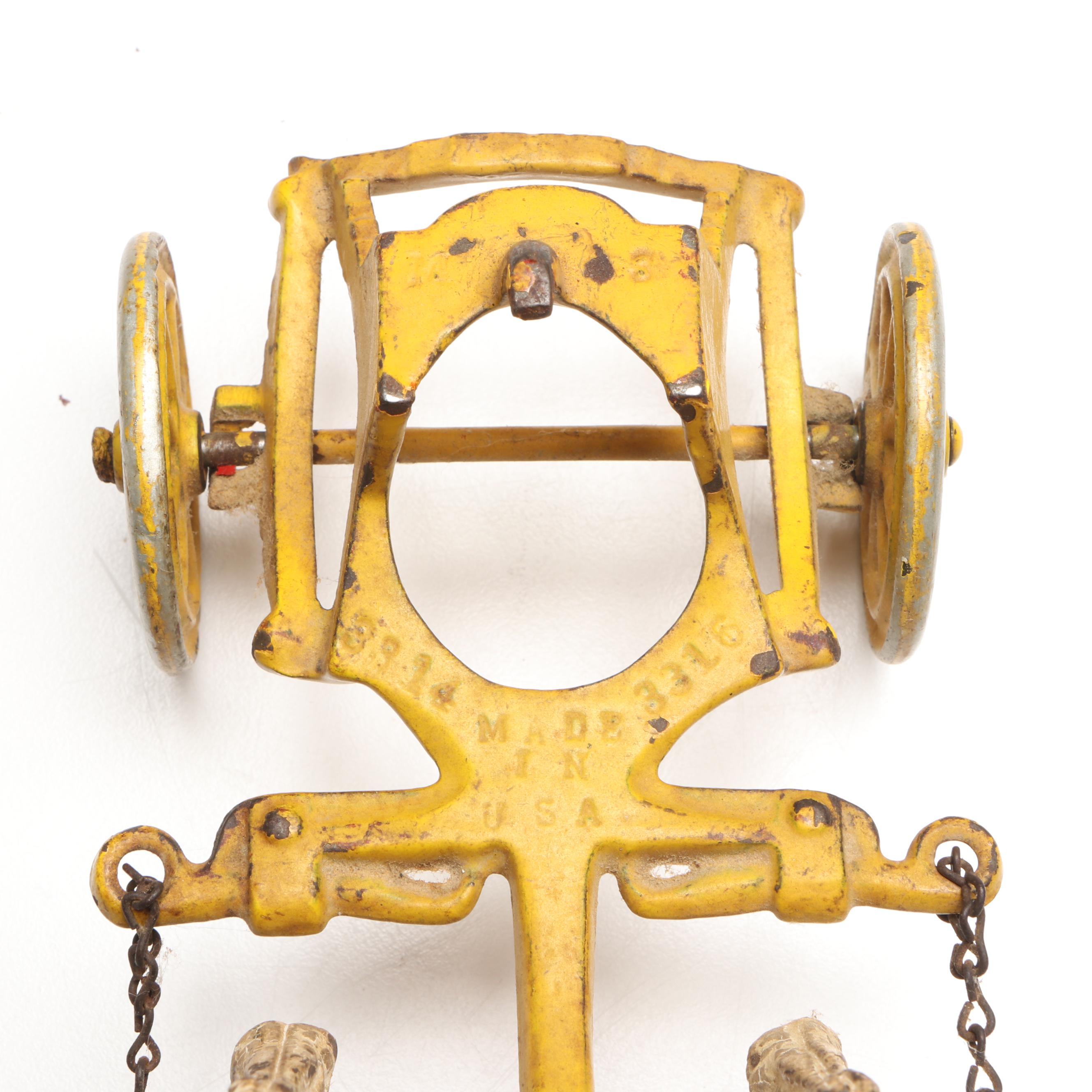 Kenton "Overland Circus" Cast Iron Horse-Drawn Band Wagon