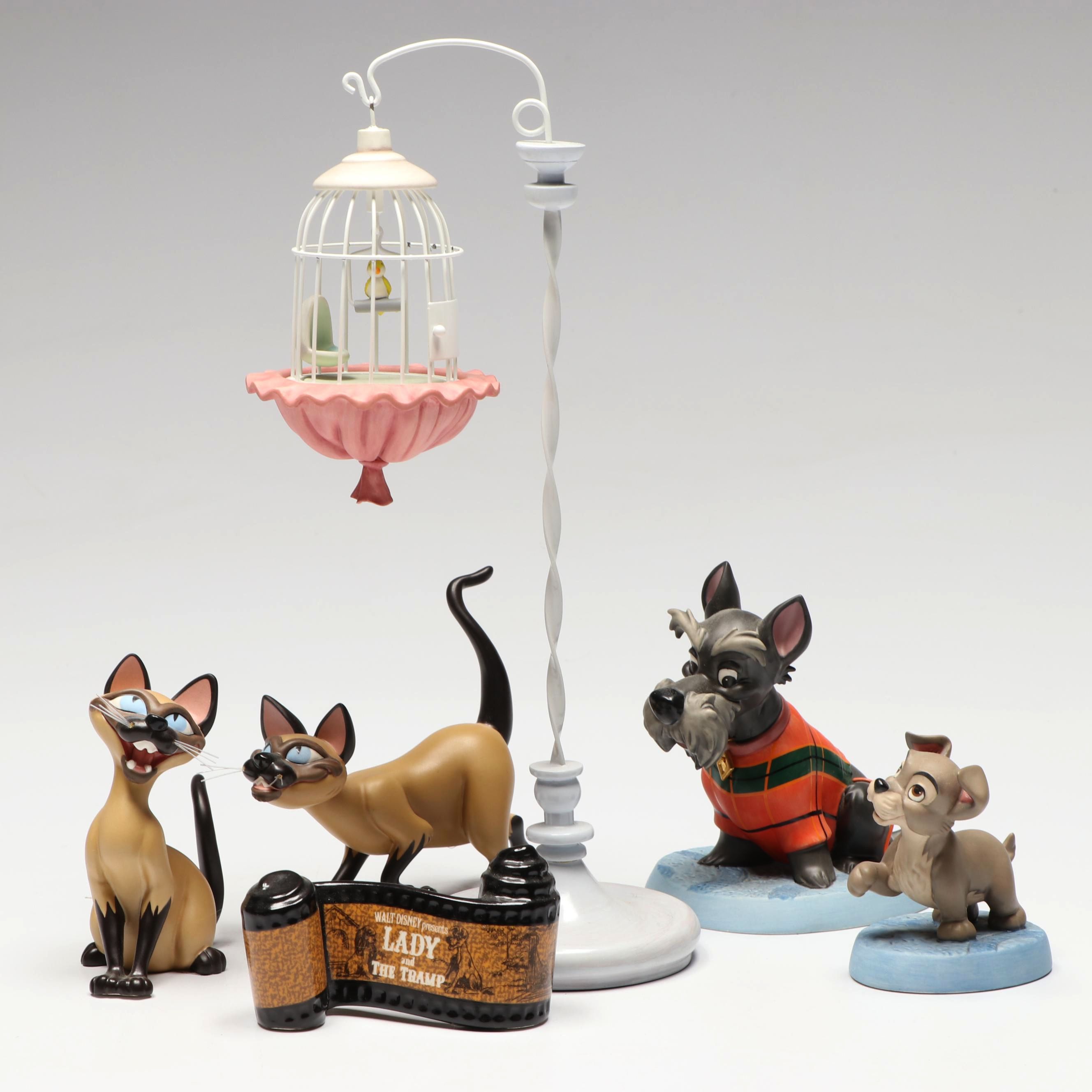 Disney "Patient Pal" and "Persistent Pup" with More Lady and the Tramp Figurines