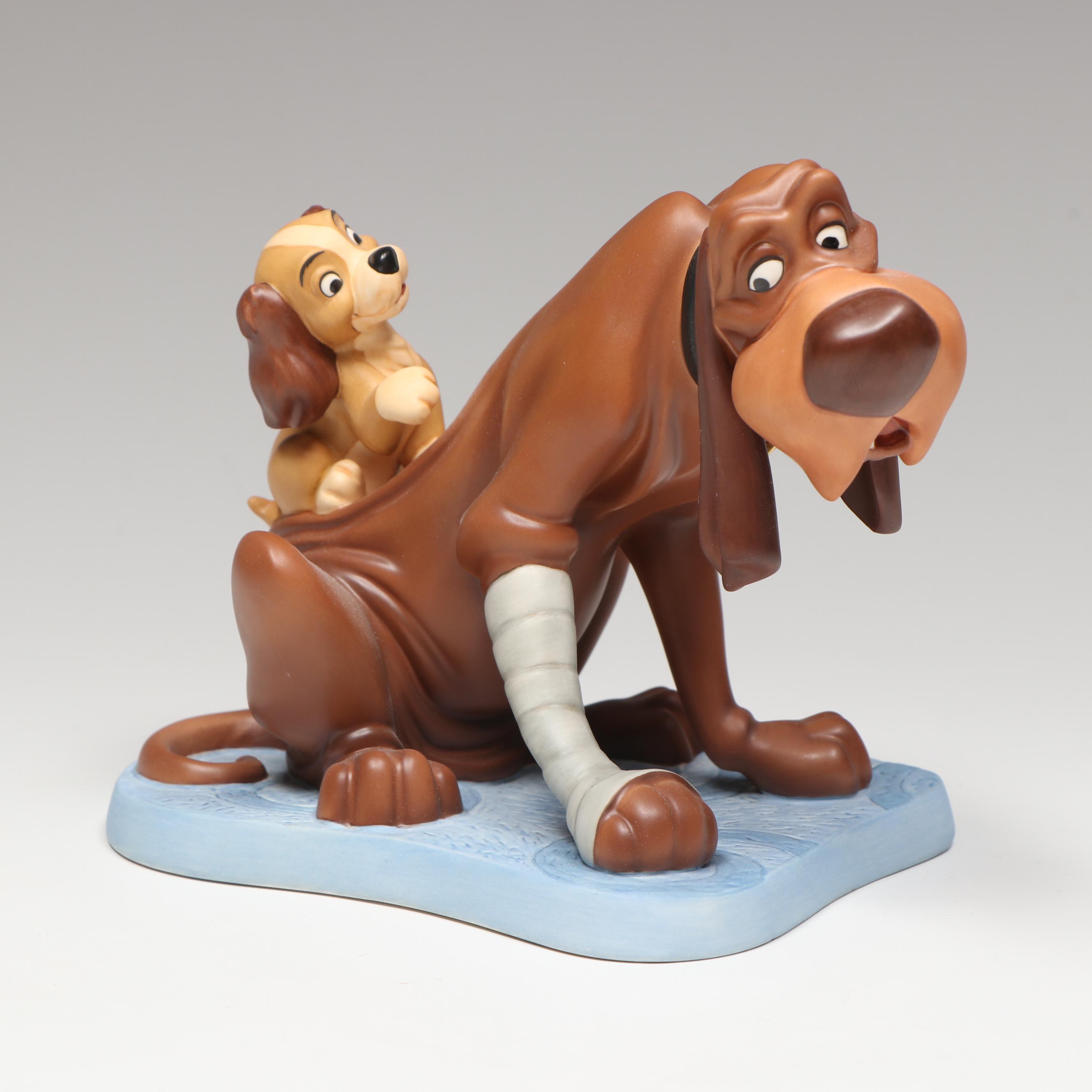 Disney "Old Dog, New Tricks" with More Lady and the Tramp Porcelain Figurines