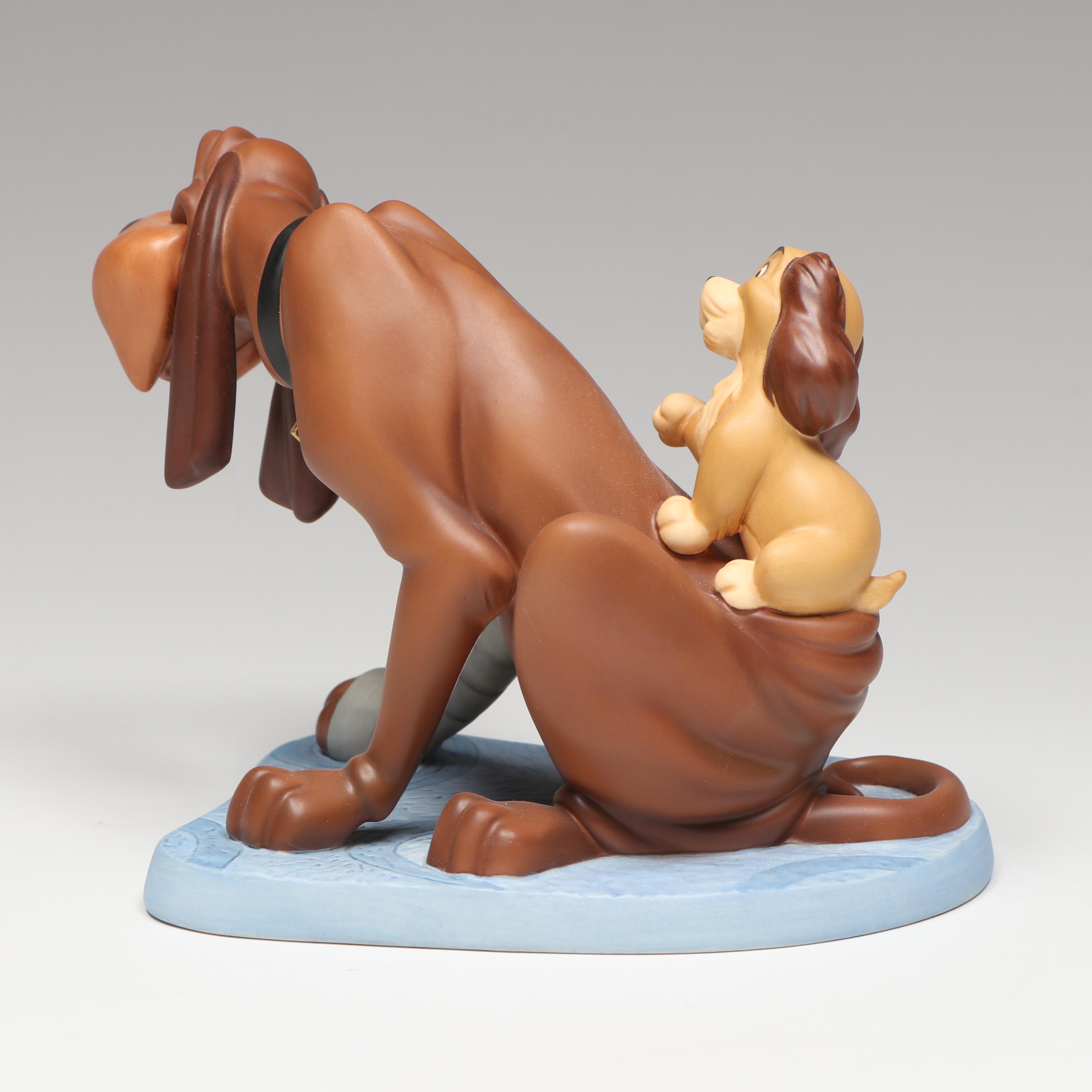 Disney "Old Dog, New Tricks" with More Lady and the Tramp Porcelain Figurines