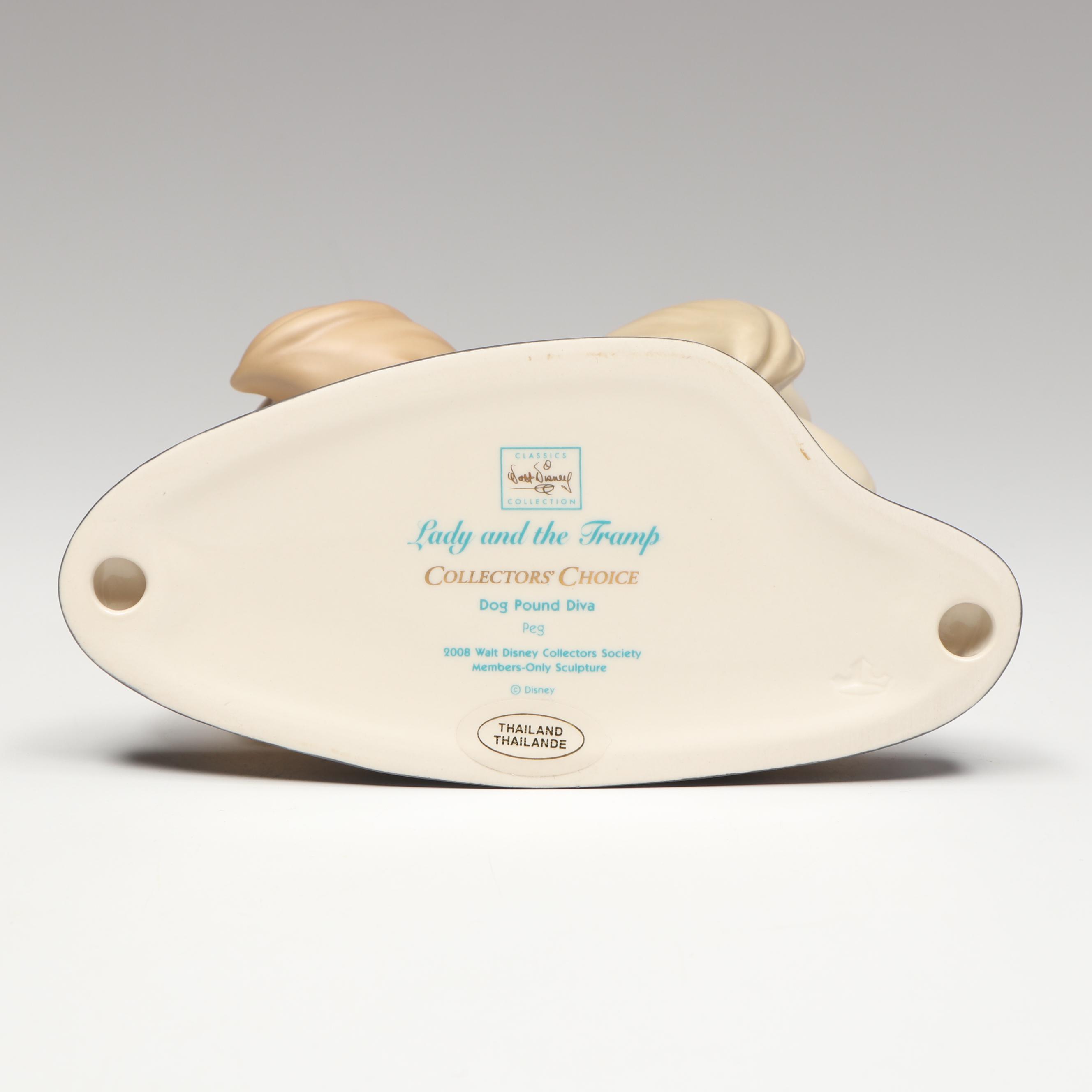 Disney "Old Dog, New Tricks" with More Lady and the Tramp Porcelain Figurines