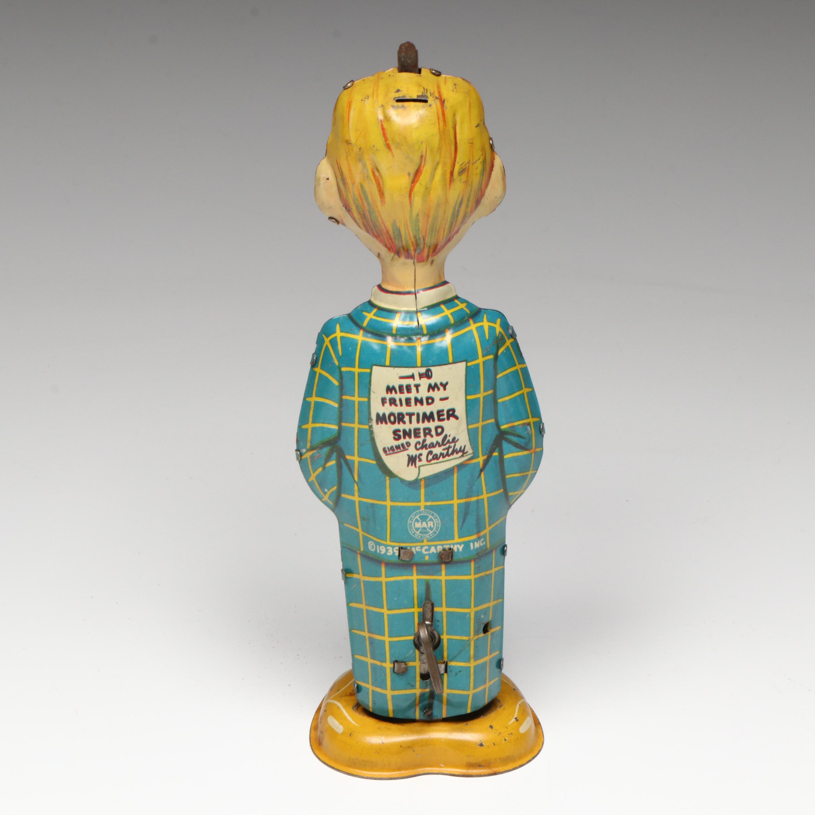 Marx Mortimer Snerd Wind-Up Toy, 1935