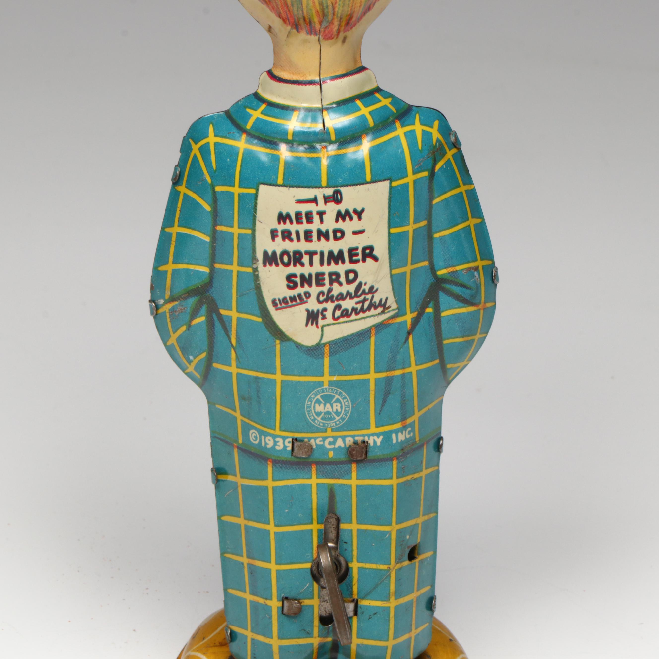 Marx Mortimer Snerd Wind-Up Toy, 1935