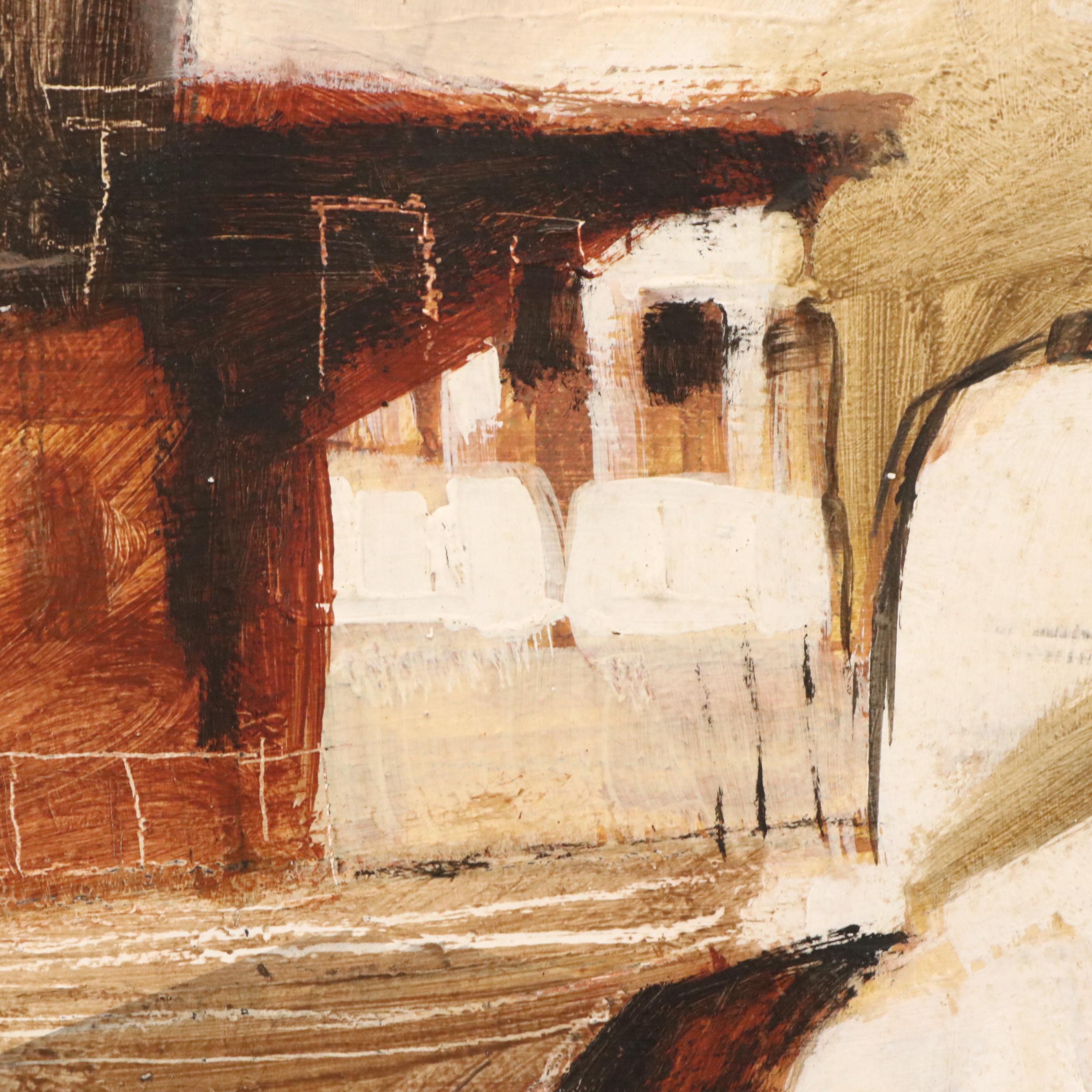 Frank Federico Oil Painting "Sausalito Steamer," circa 1960s