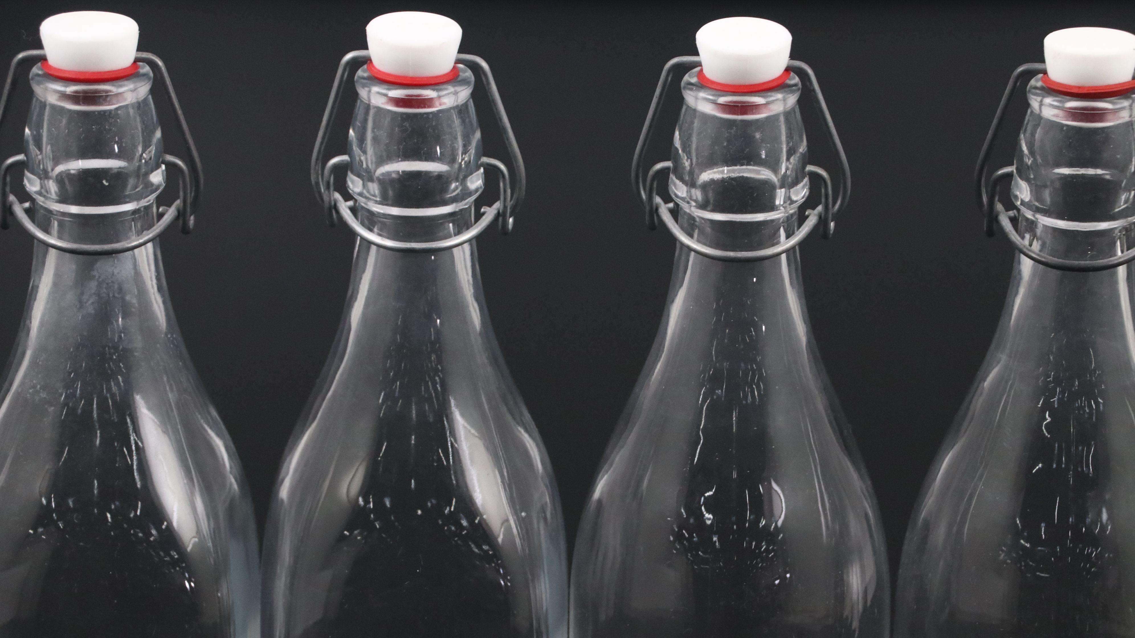 Flip Top Glass Bottles