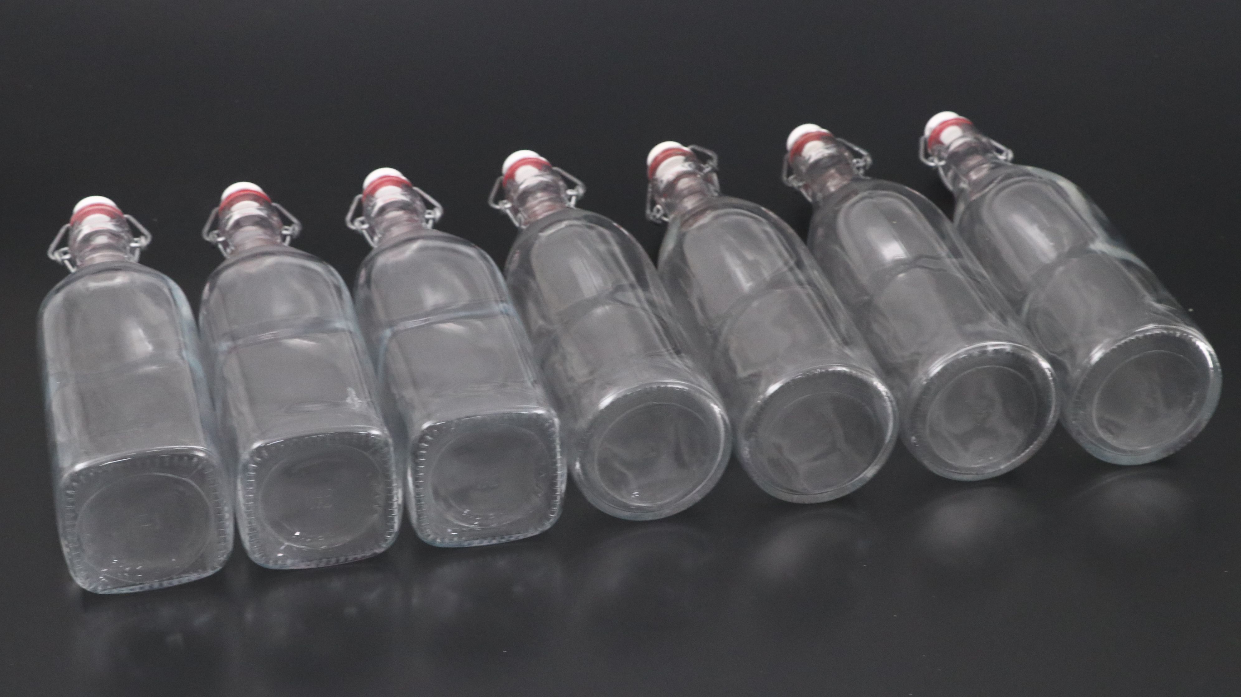 Flip Top Glass Bottles