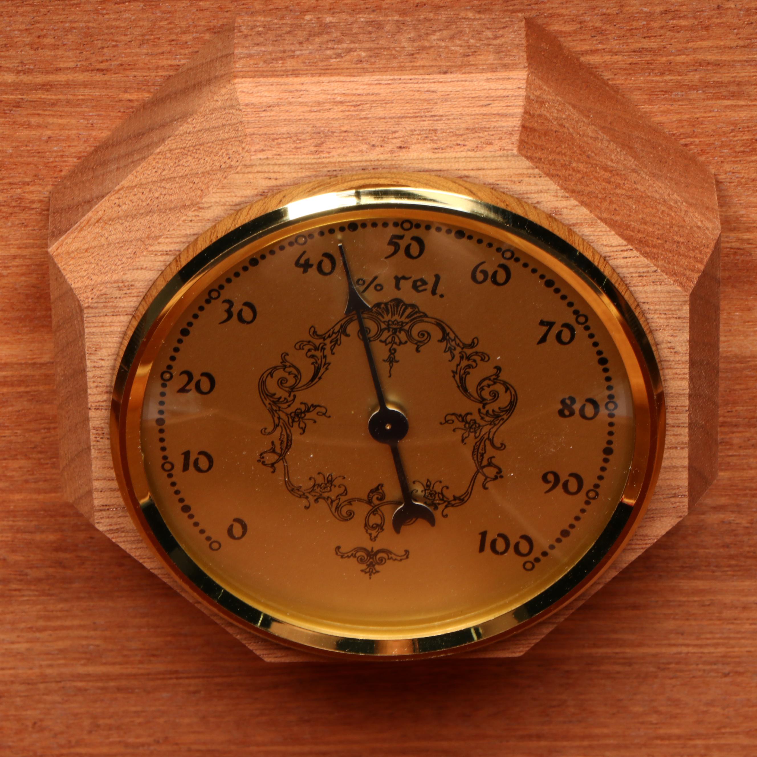 Horchow Campaign Style Italian Burl Veneer Cedar Humidor