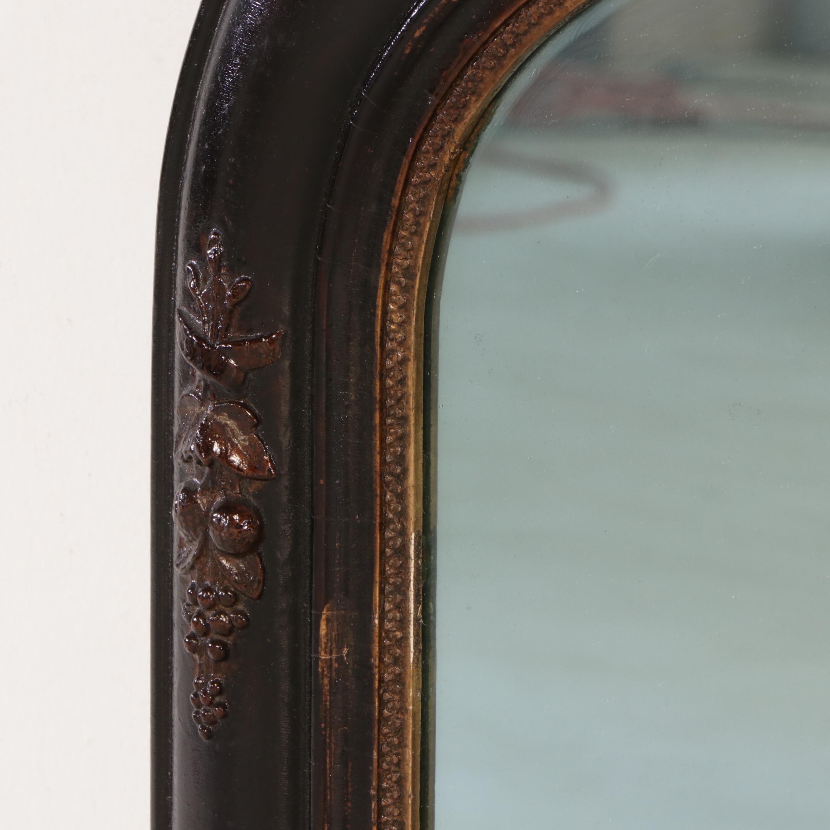 Victorian Ebonized Wood and Oak Wall Mirrors