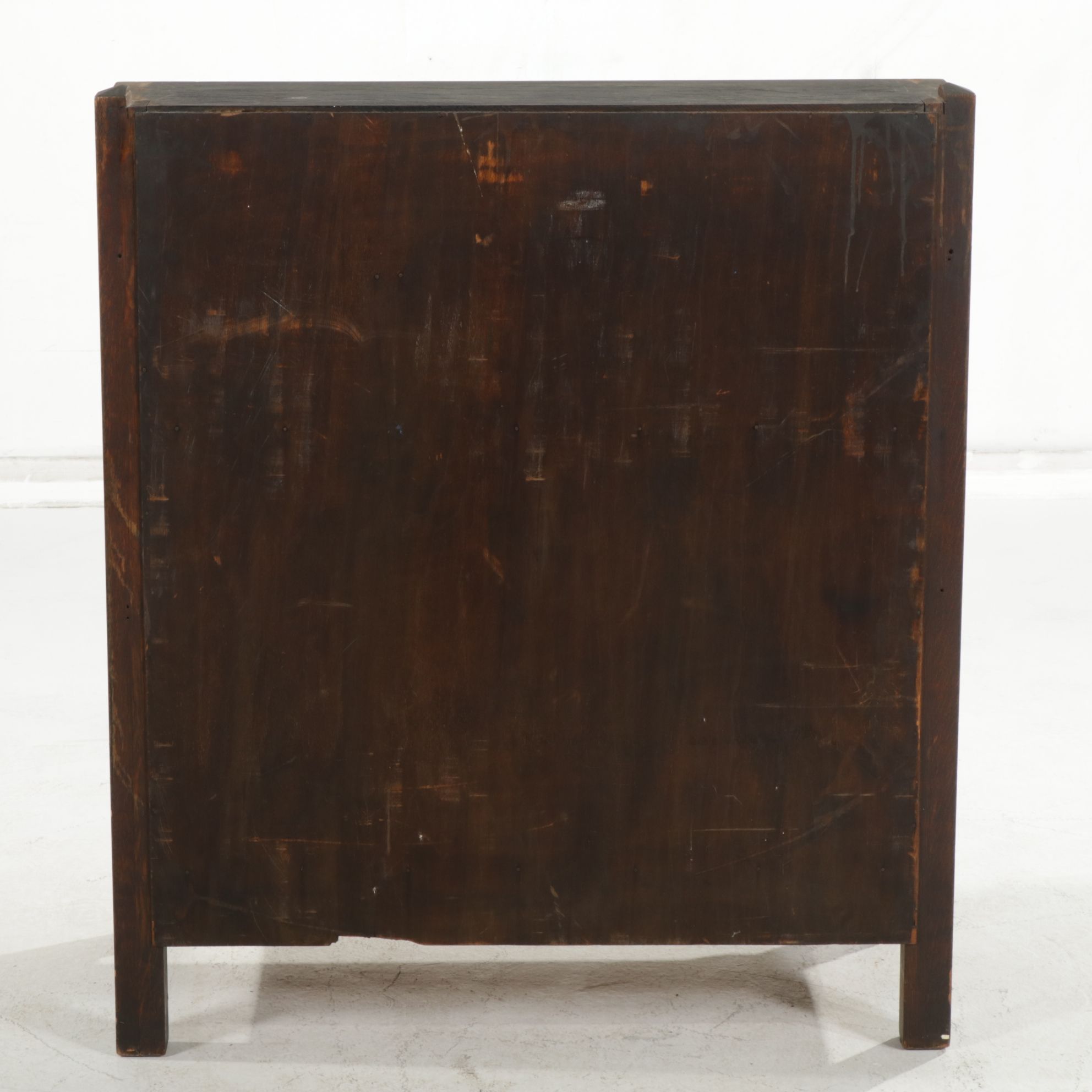 Craftsman Quartersawn Oak Fall-Front Desk, Early 20th Century