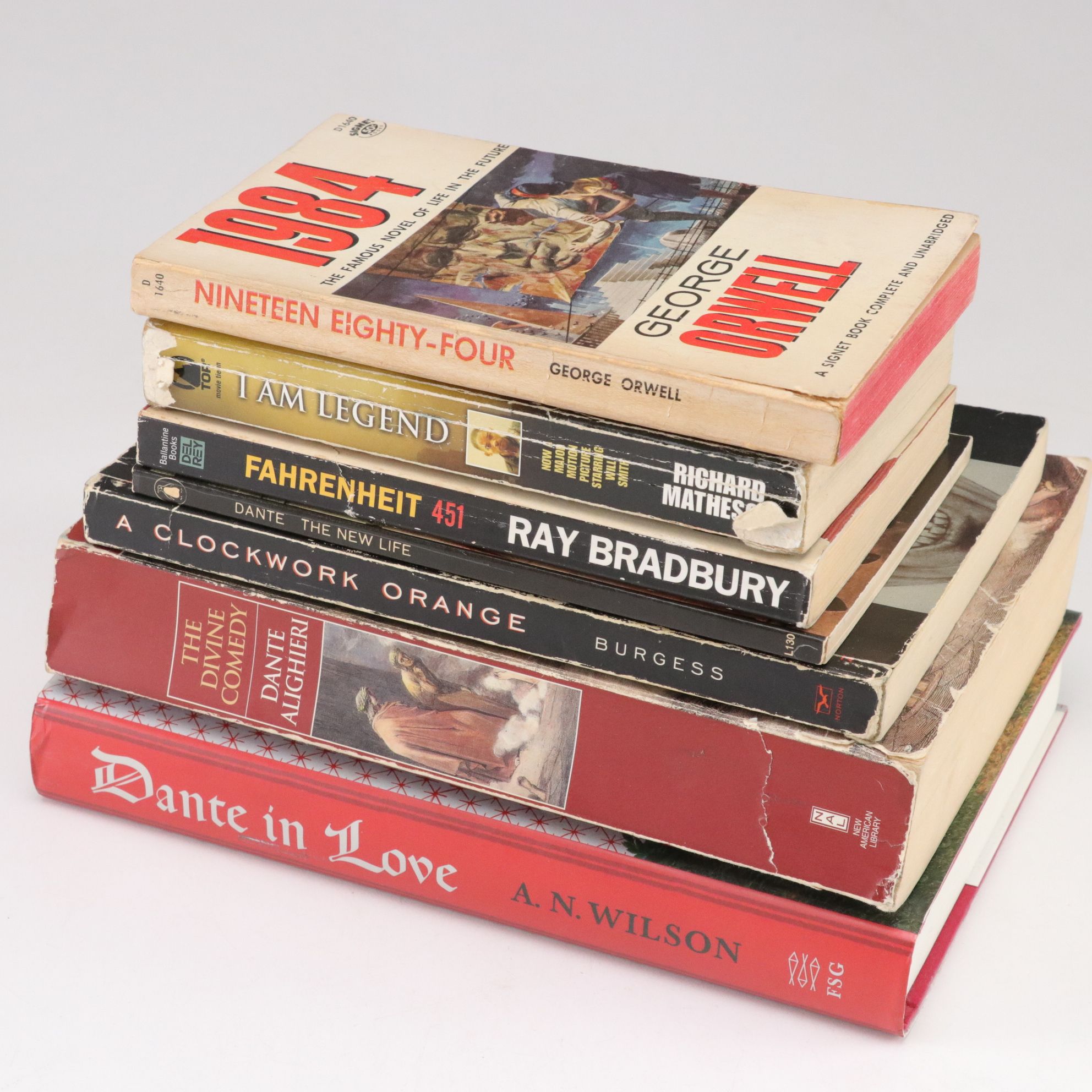 George Orwell's "1984" with Other Classic Dystopian Fiction Books