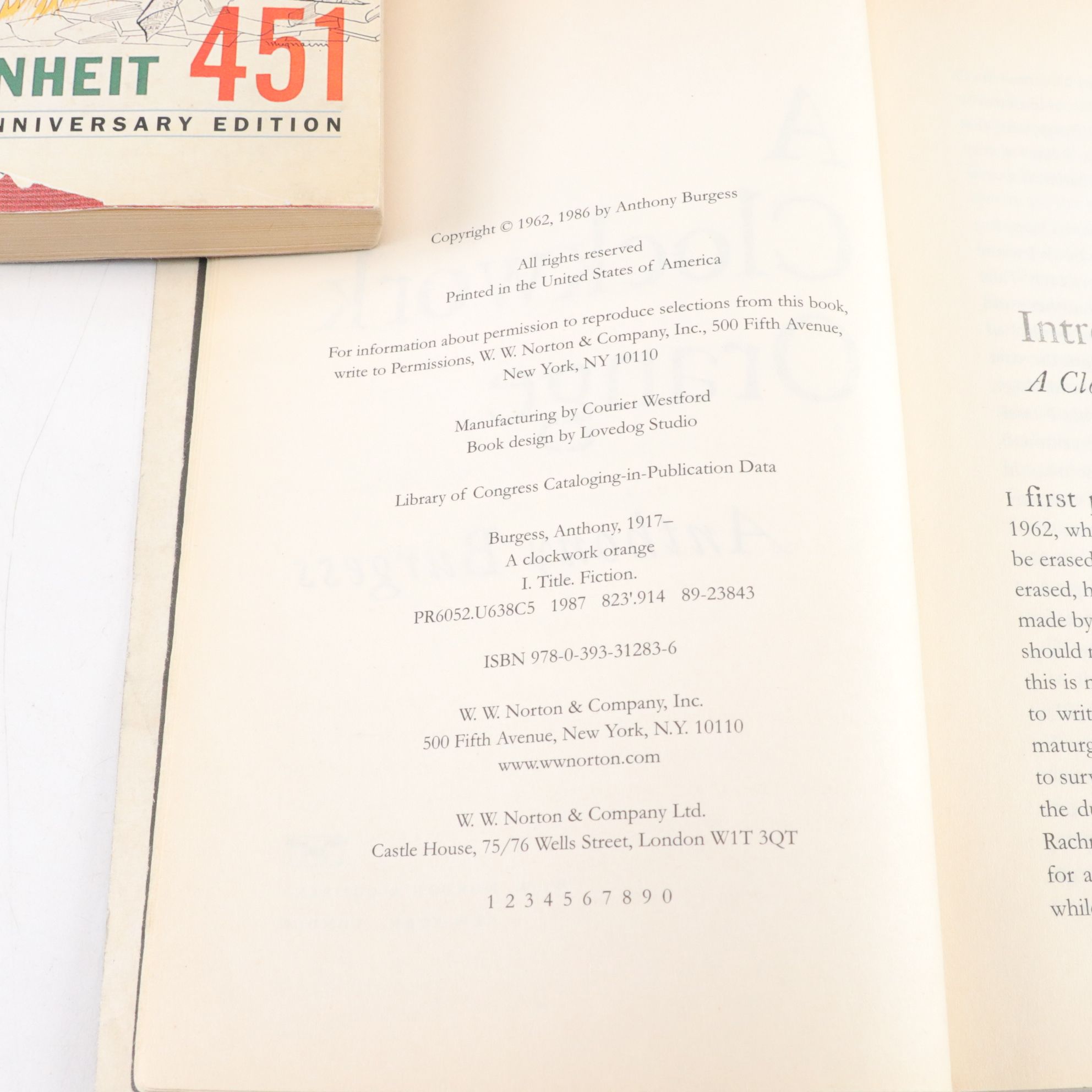 George Orwell's "1984" with Other Classic Dystopian Fiction Books