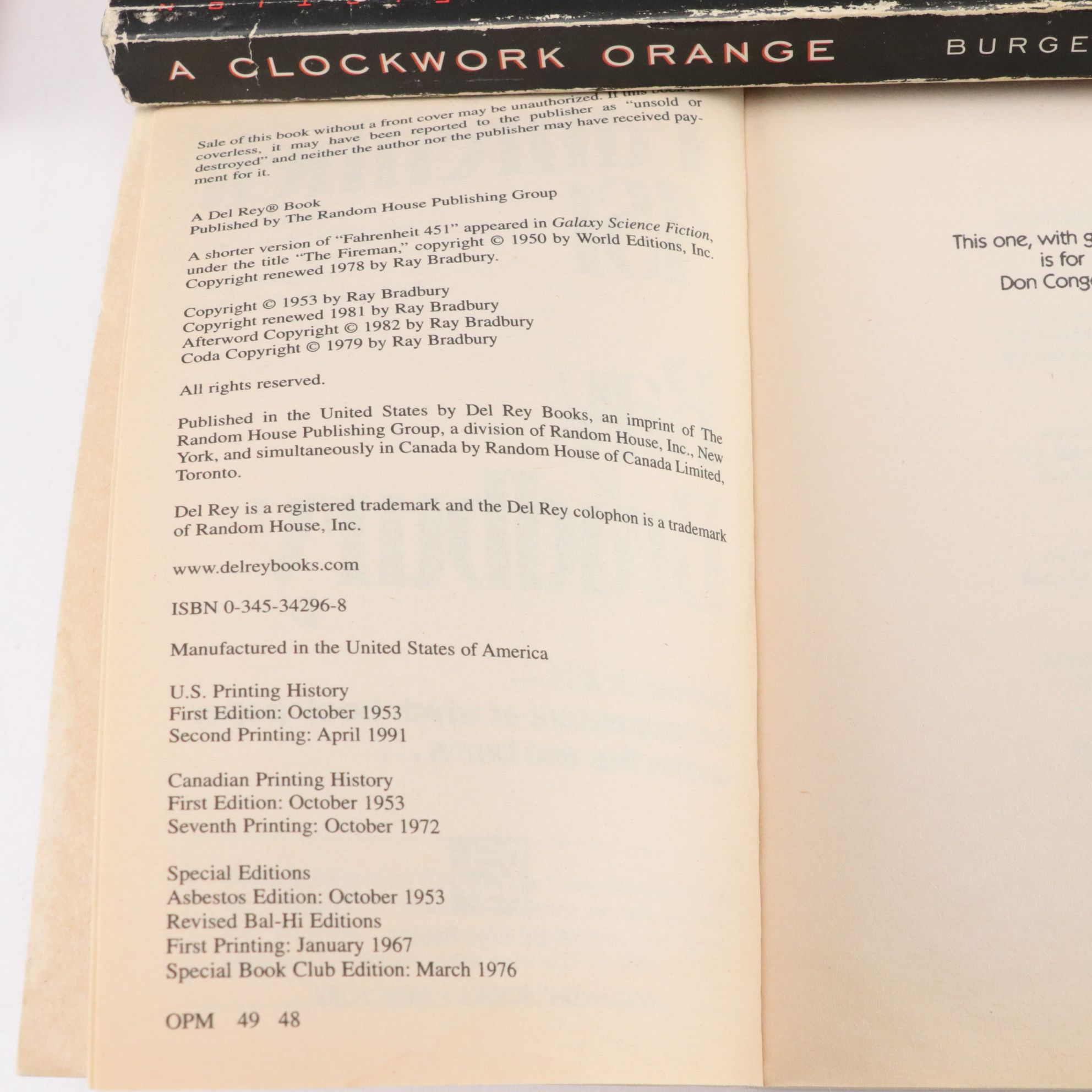 George Orwell's "1984" with Other Classic Dystopian Fiction Books