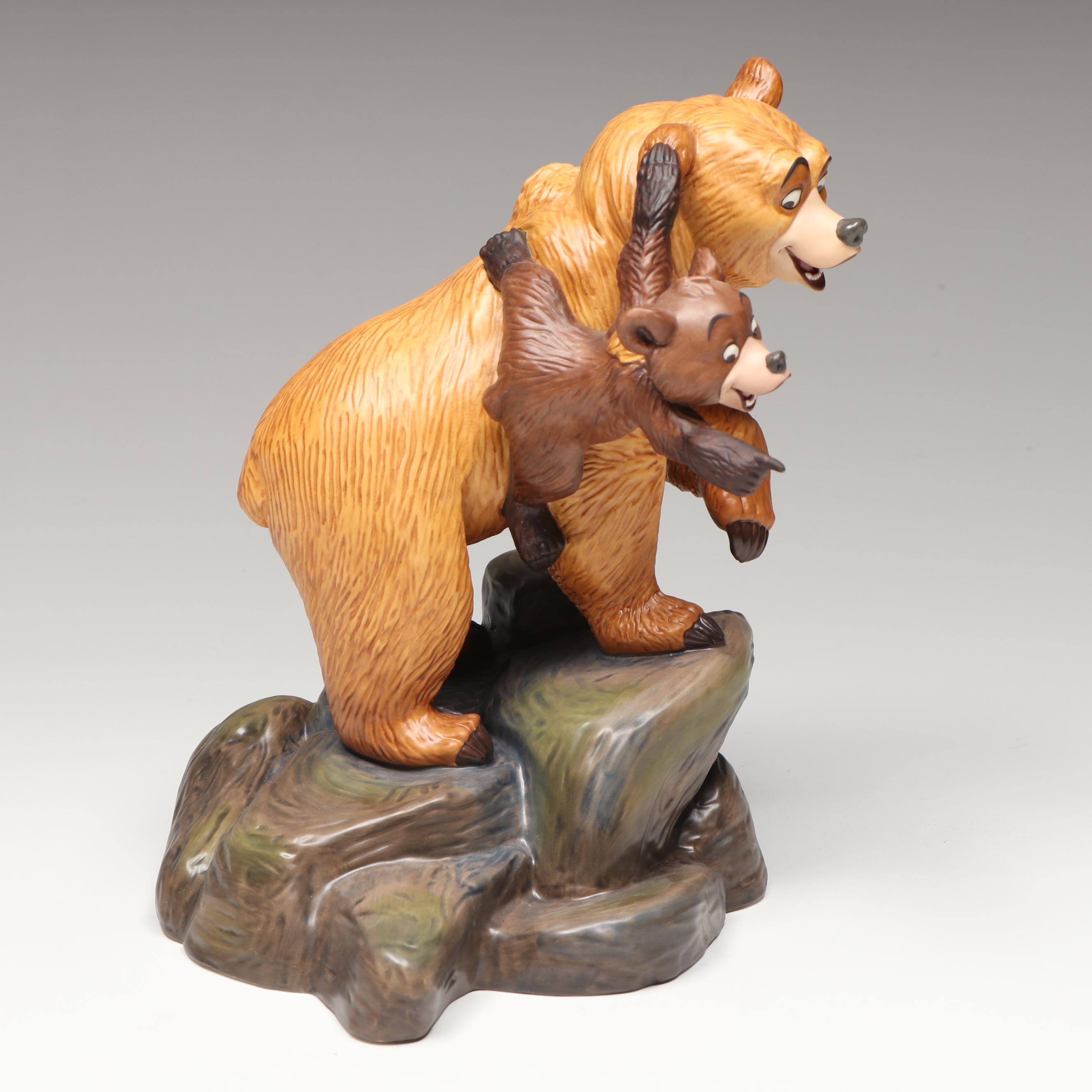 Disney Brother Bear "Brotherly Time" Limited Edition Porcelain Figurine, 2004