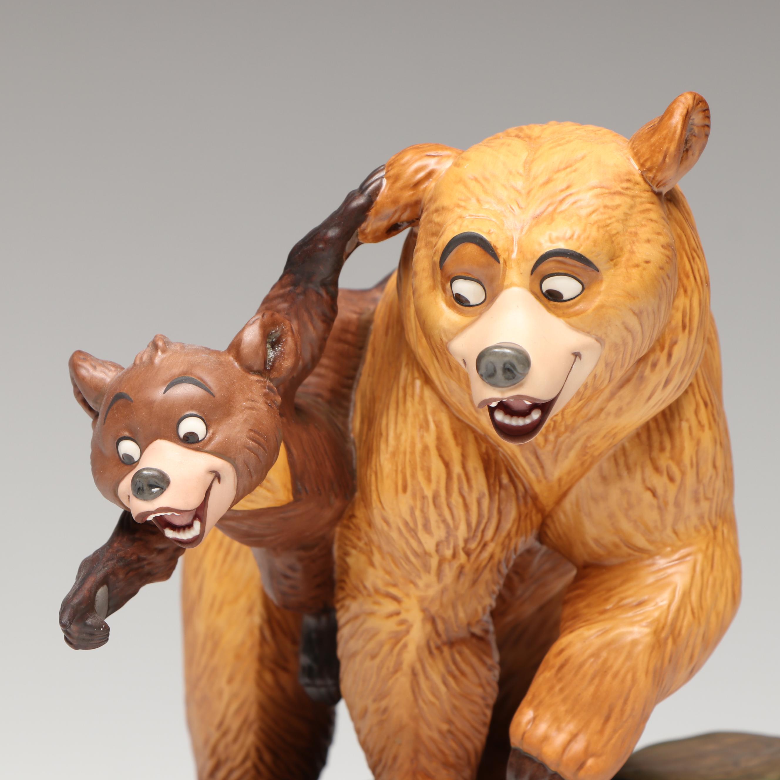 Disney Brother Bear "Brotherly Time" Limited Edition Porcelain Figurine, 2004