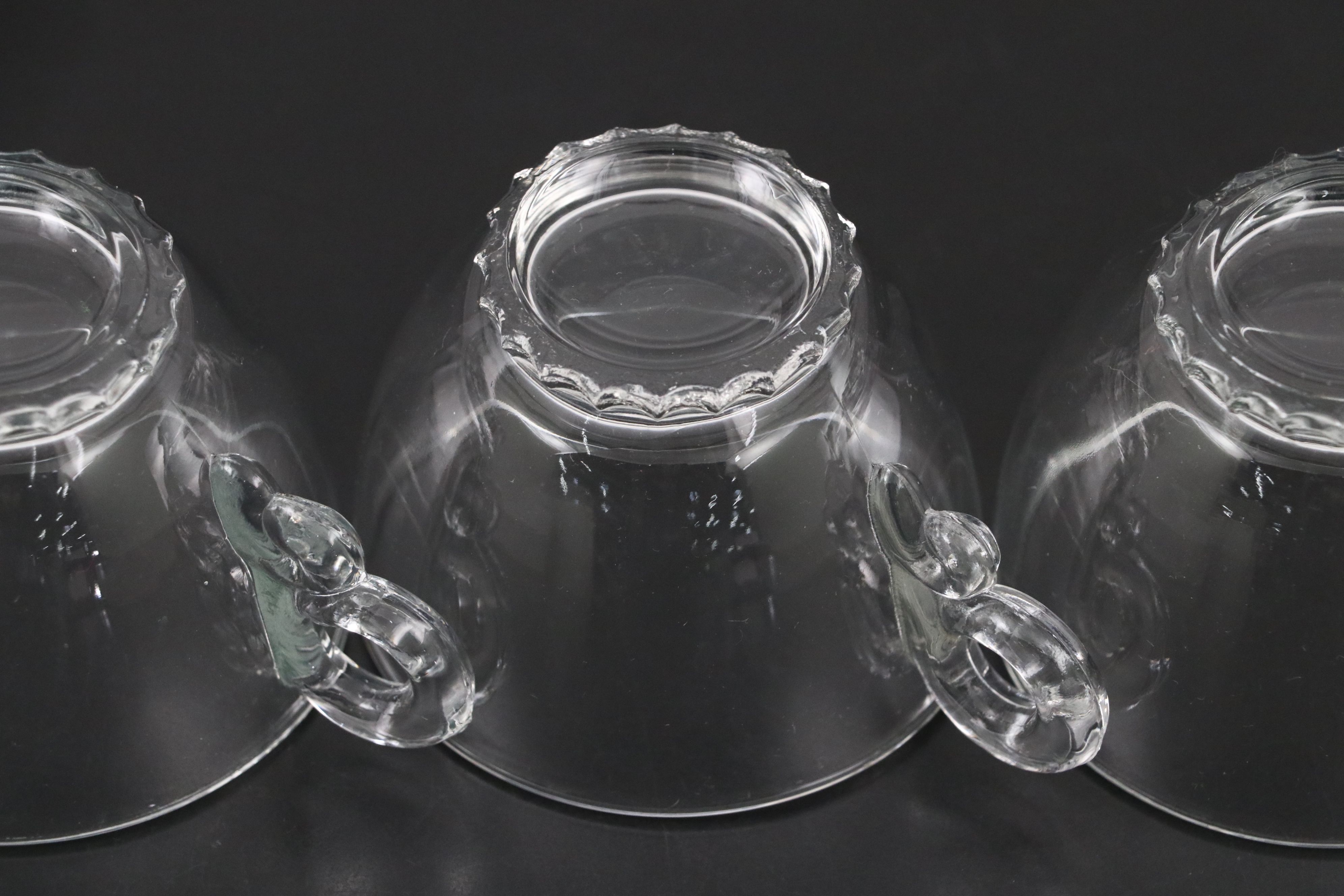 Heisey "Lariat" Blown Punch Bowl Set with Tray and Ladle,  1942 - 1957