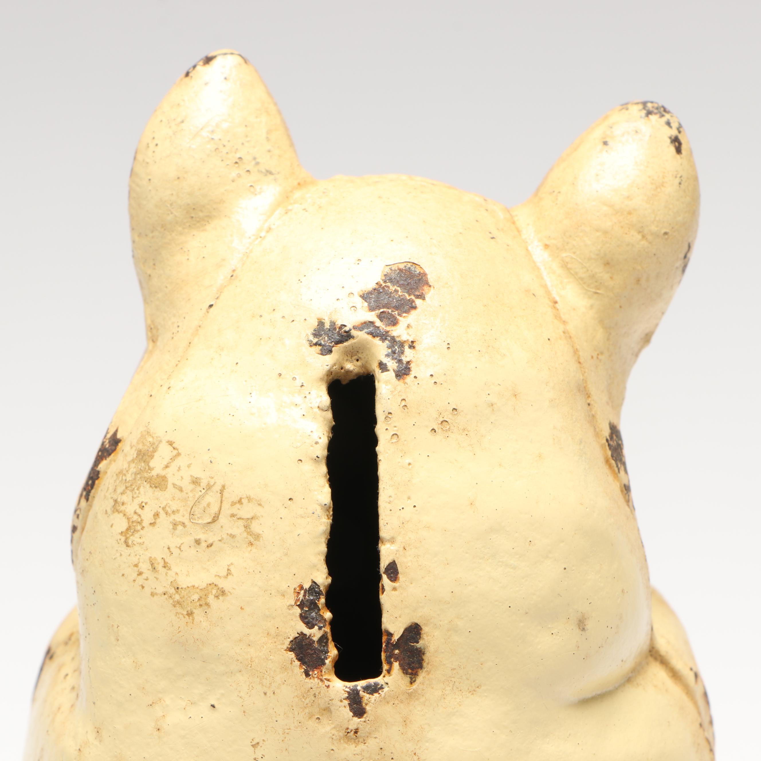 Hubley Style "Thrifty the Wise Pig" Reproduction Cast Iron Coin bank