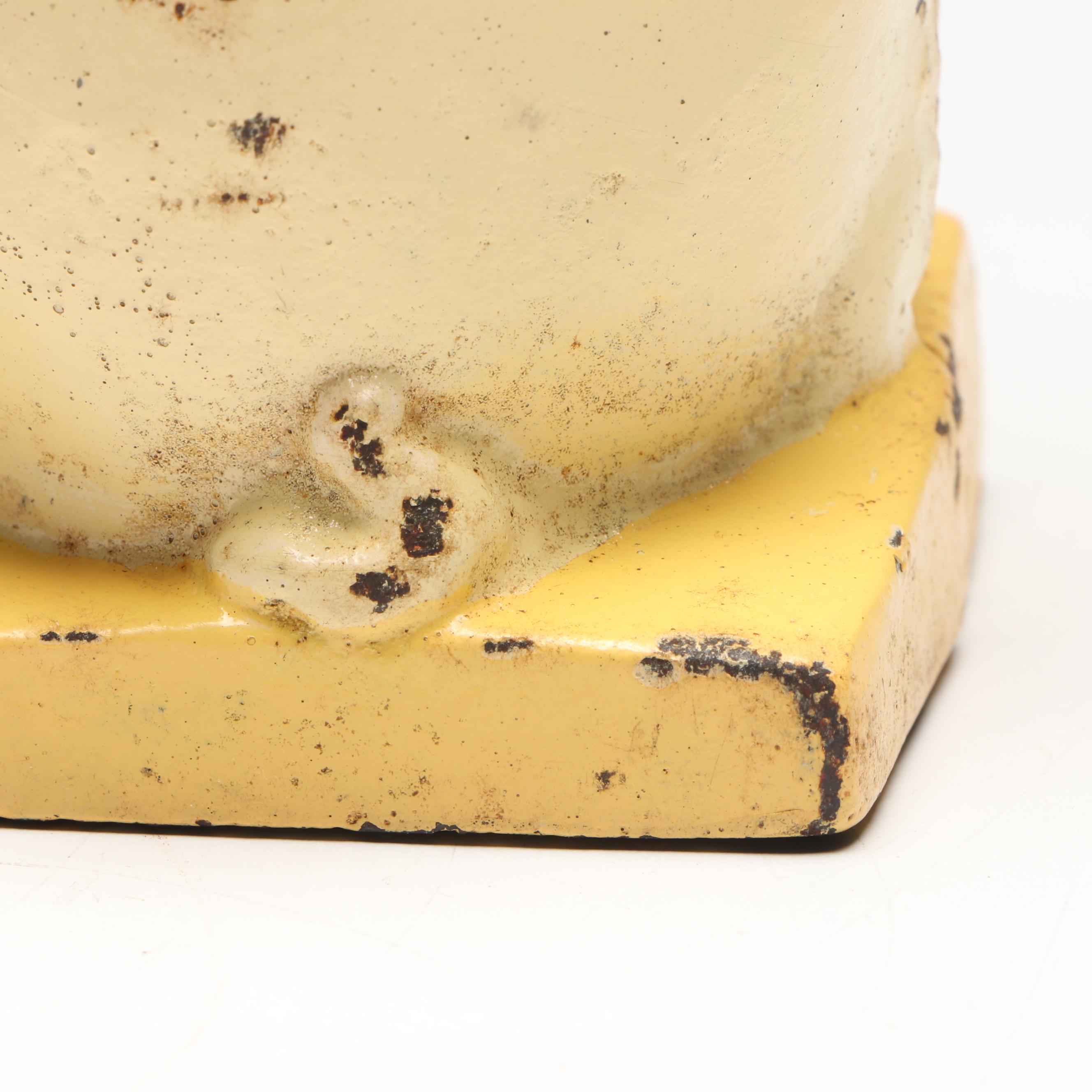 Hubley Style "Thrifty the Wise Pig" Reproduction Cast Iron Coin bank