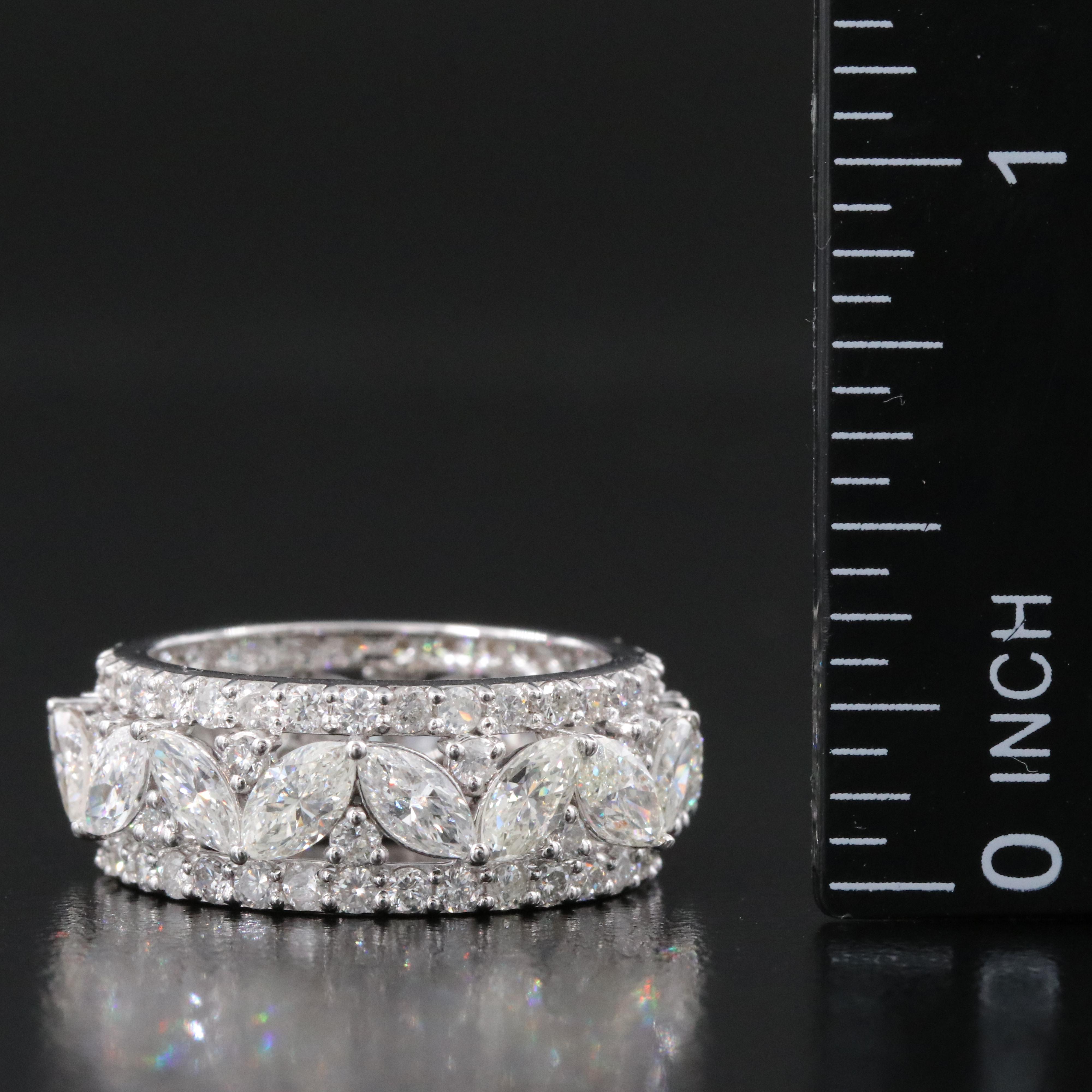 14K 4.88 CTW Diamond Eternity Band