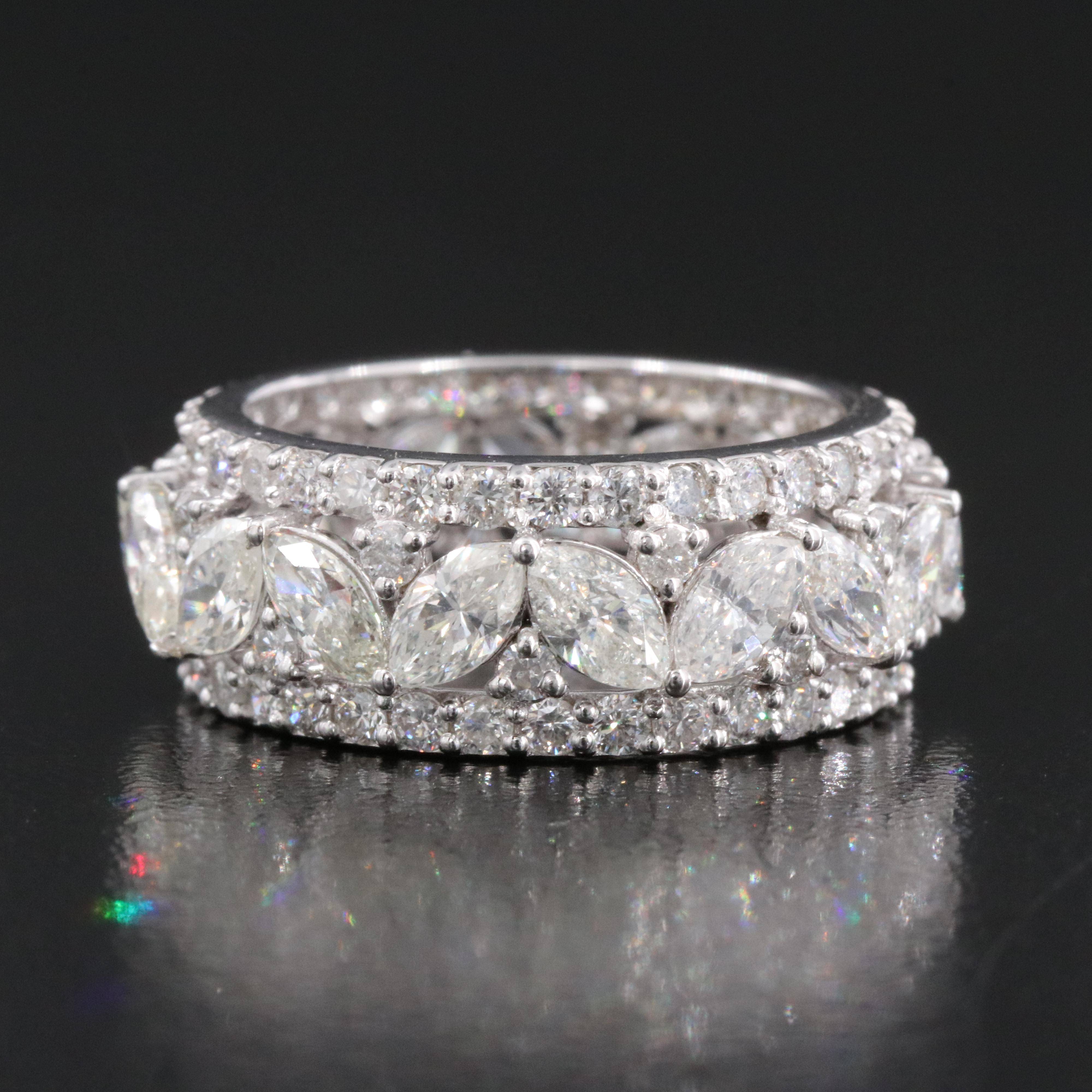 14K 4.88 CTW Diamond Eternity Band