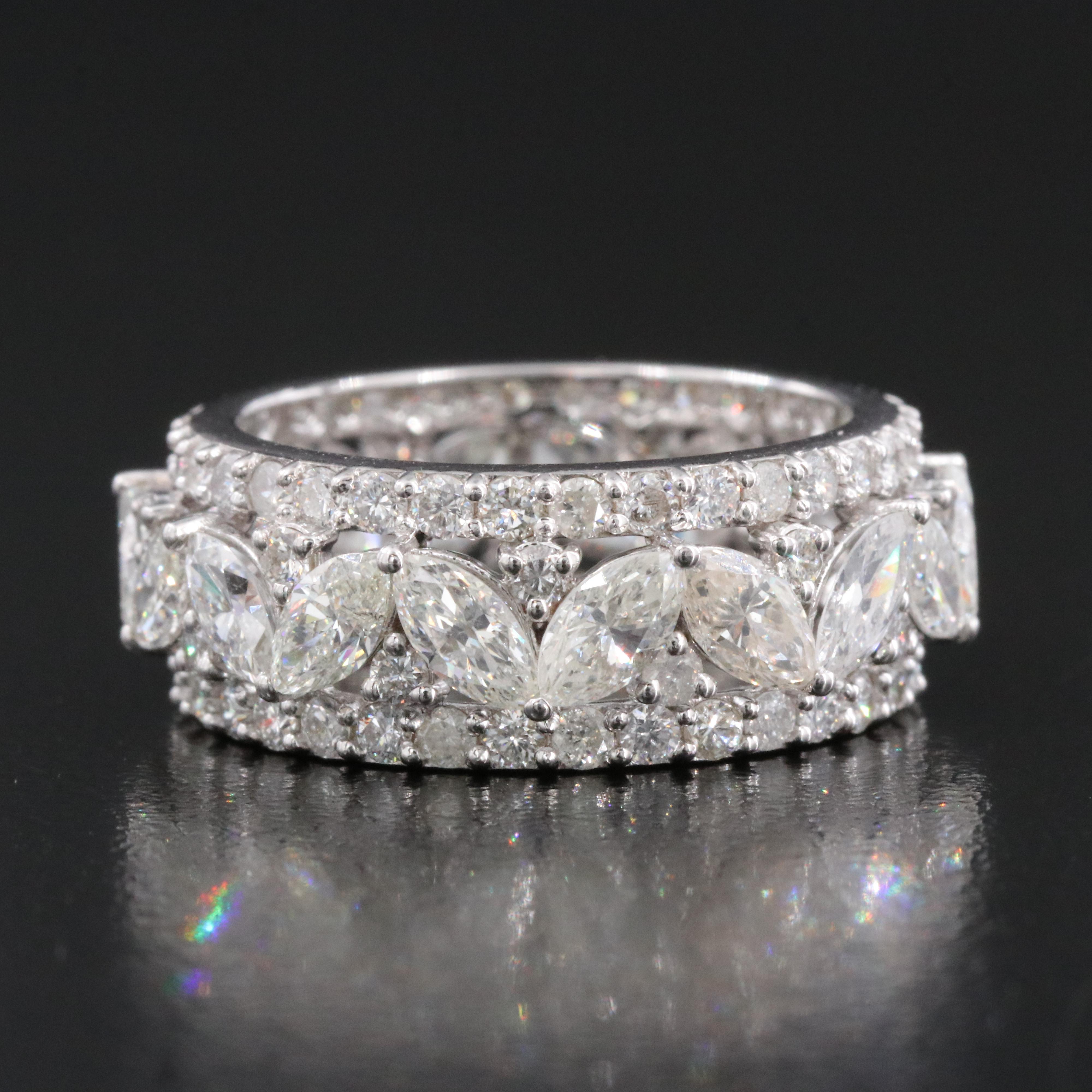 14K 4.88 CTW Diamond Eternity Band