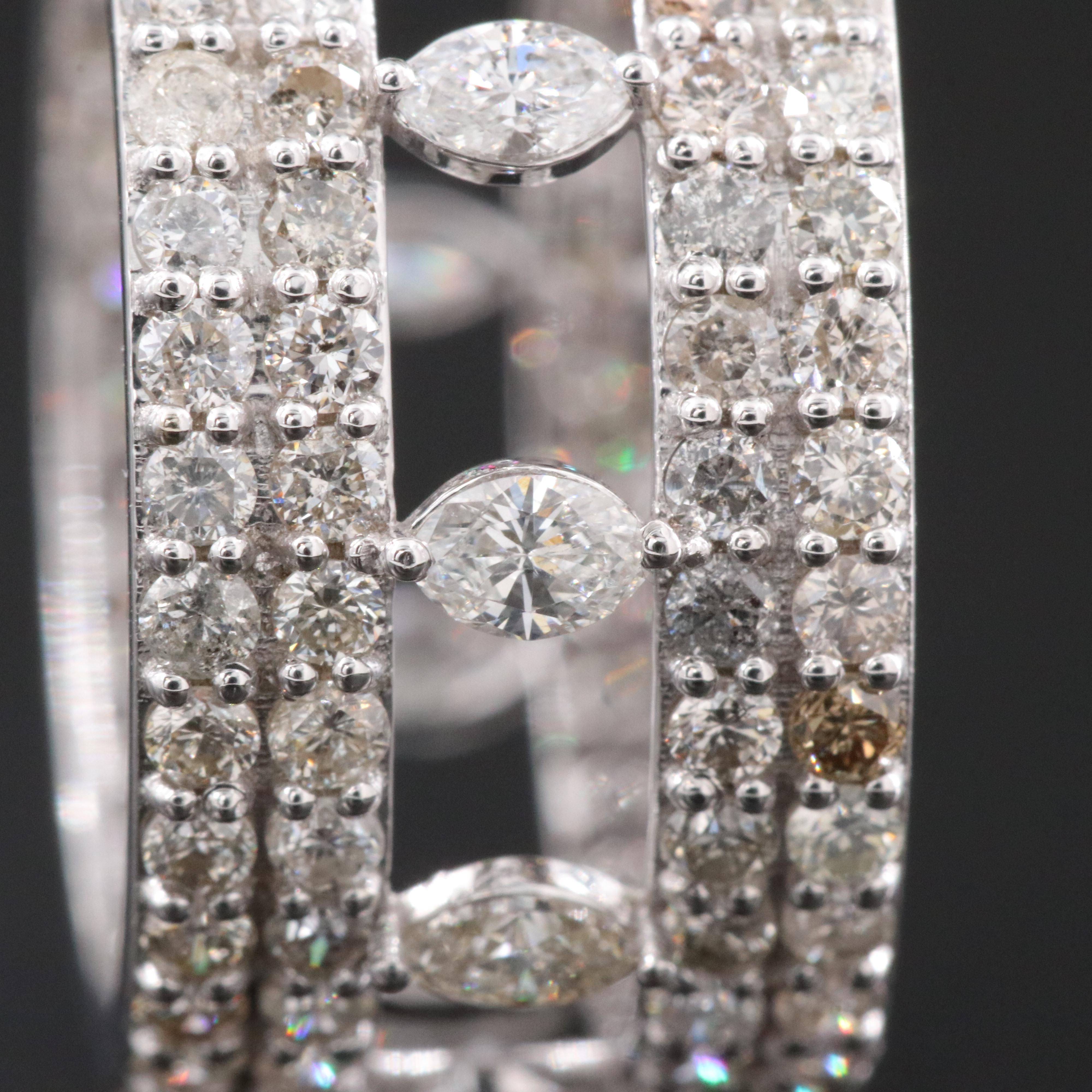 14K 2.84 CT Diamond Eternity Band