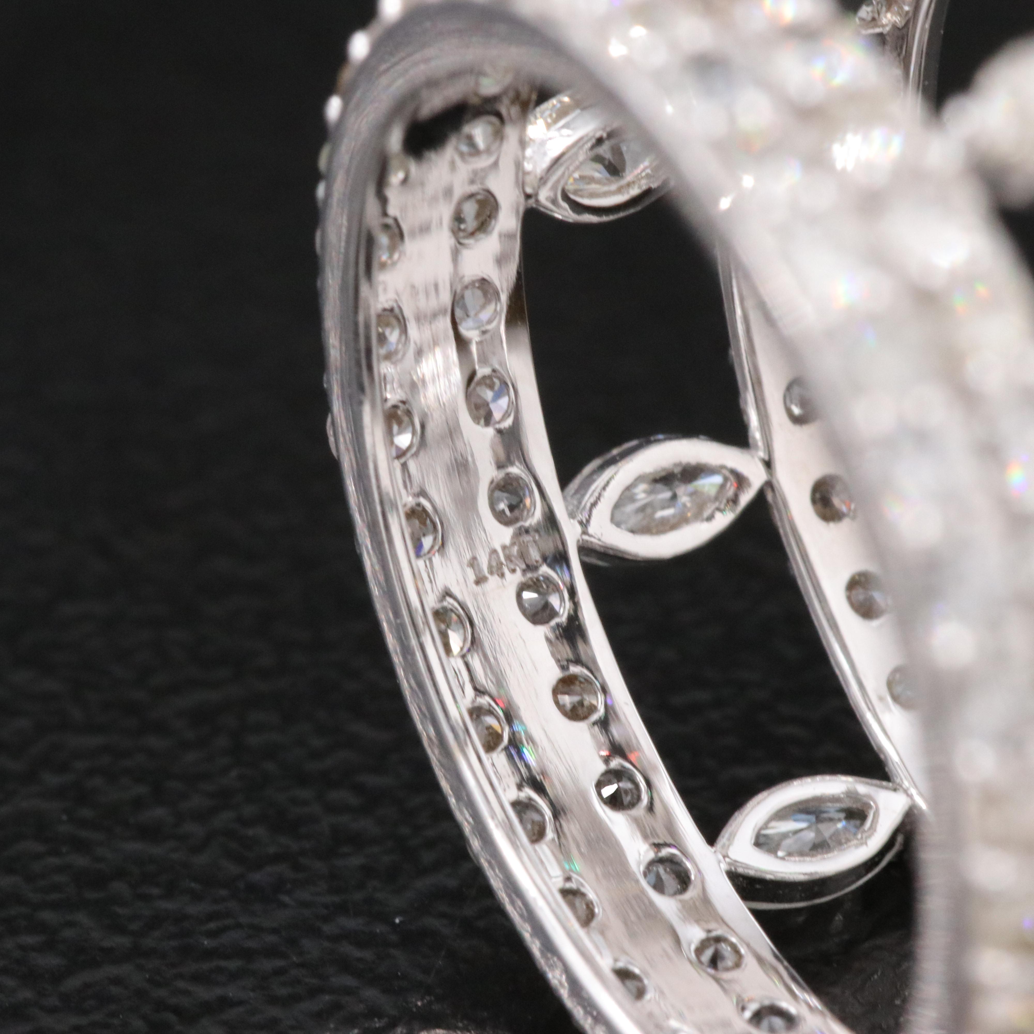 14K 2.84 CT Diamond Eternity Band