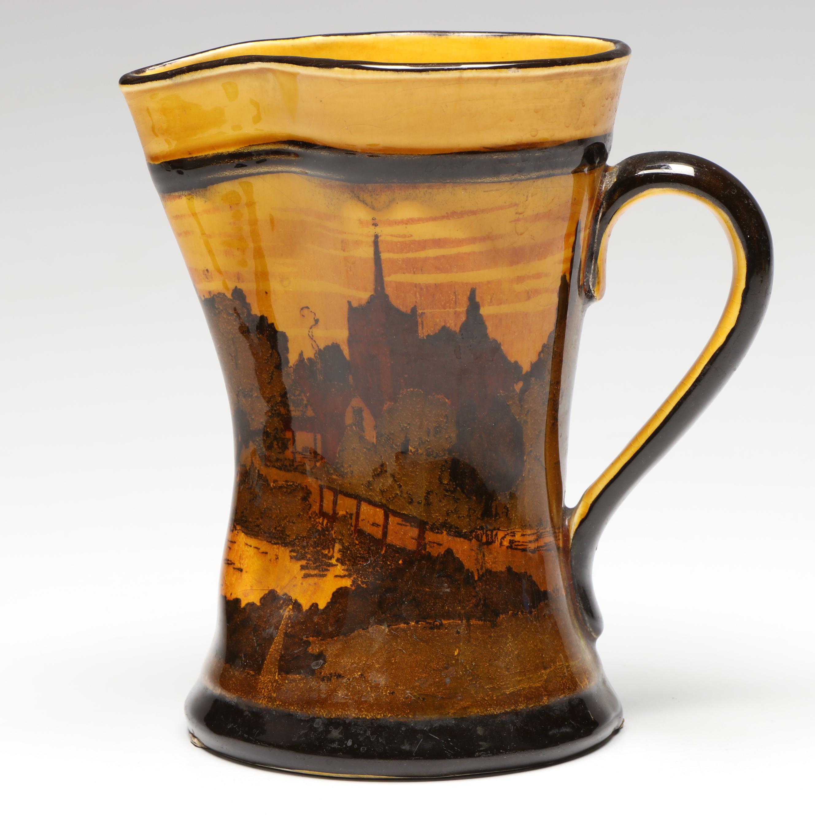 Royal Doulton "Rural Churches" Tudor Earthenware Jug