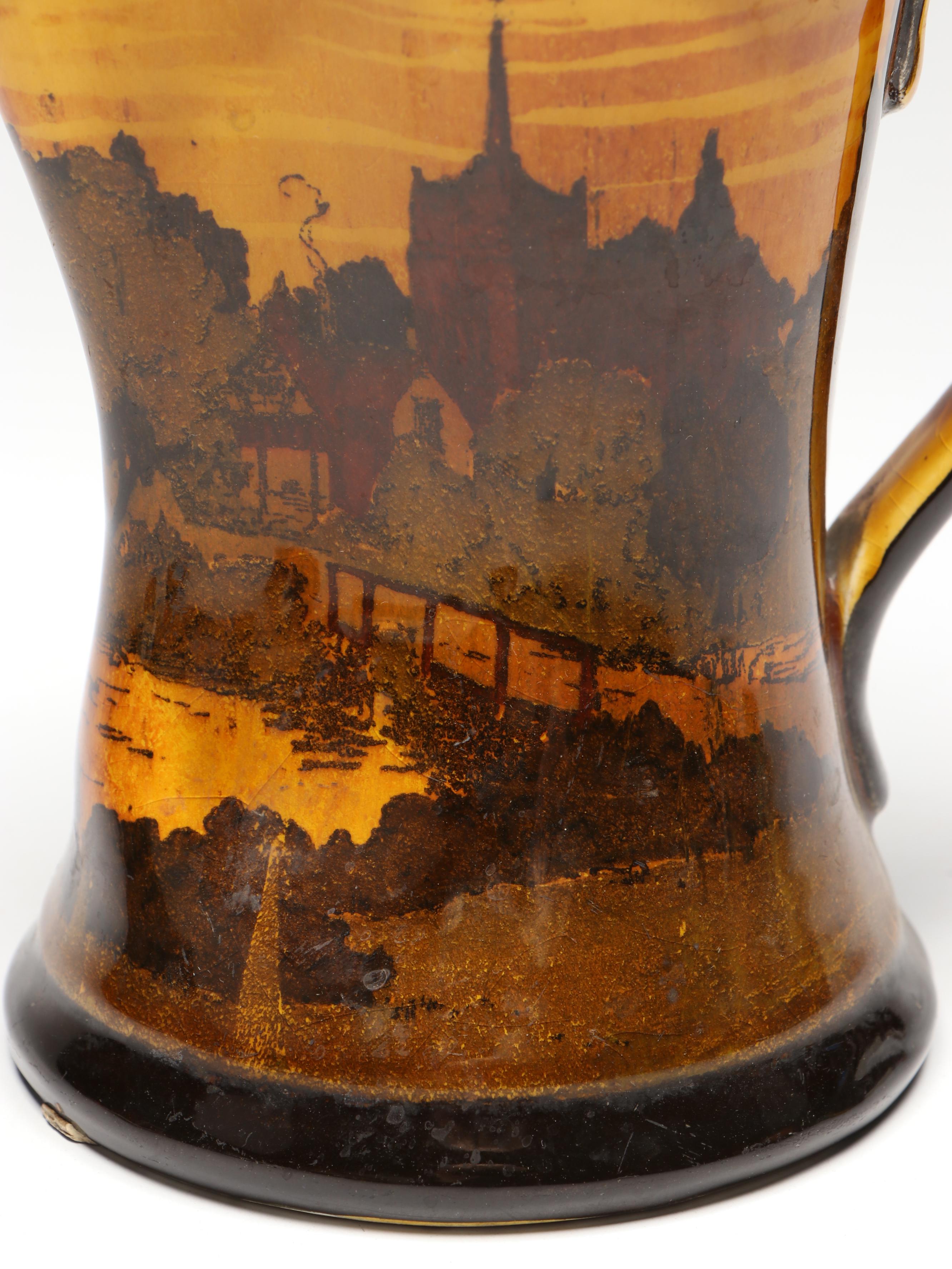 Royal Doulton "Rural Churches" Tudor Earthenware Jug