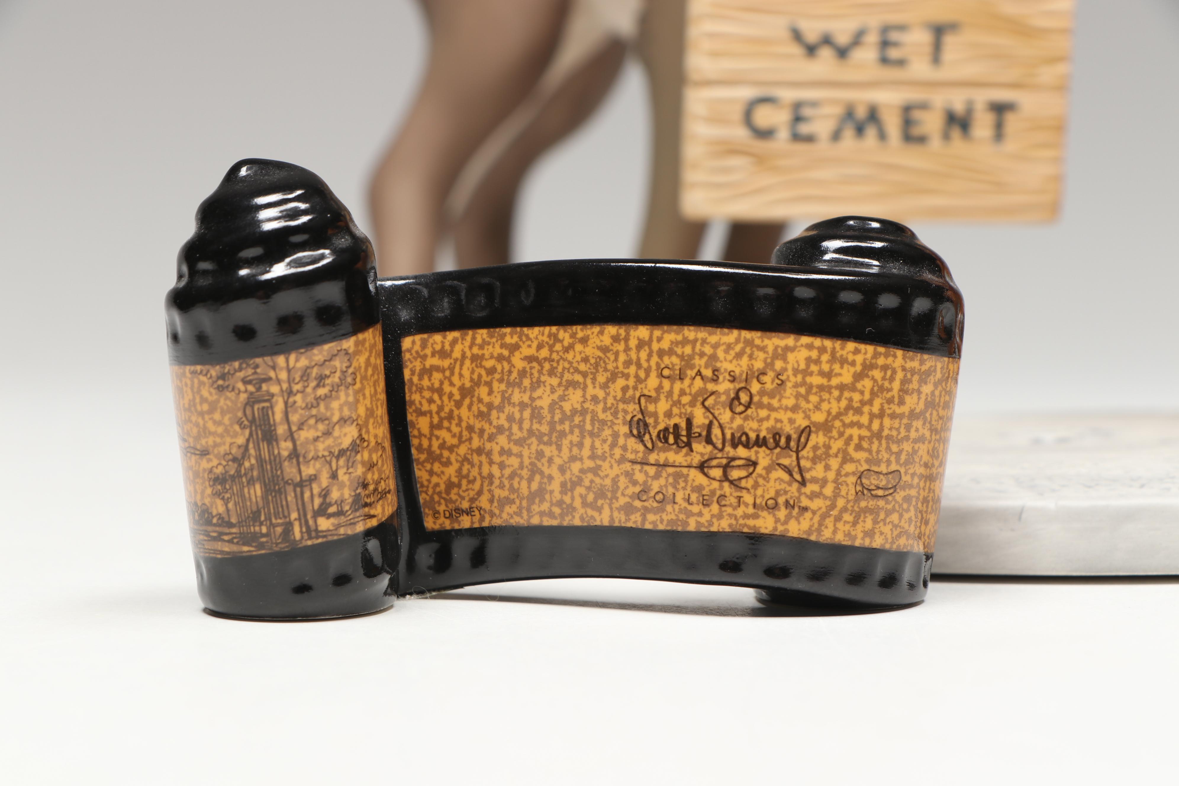 Disney Lady and the Tramp "Lady in Love" and "Tramp in Love" Porcelain Figurines