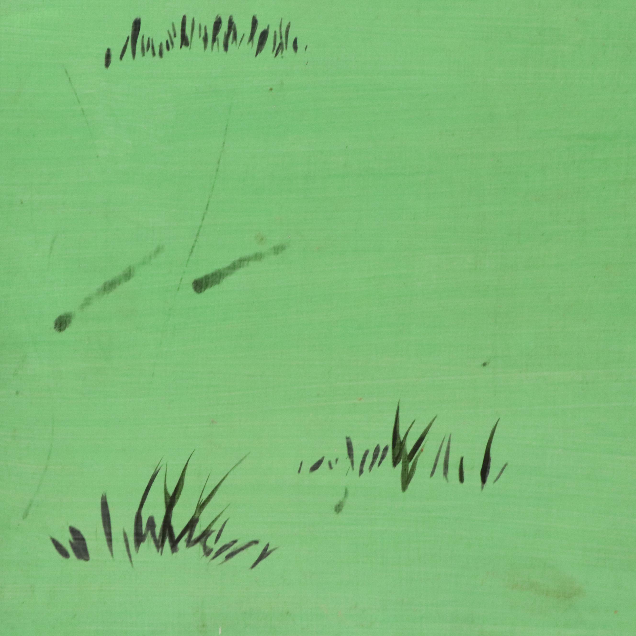 "Popeye the Sailor Man" Large Acrylic Painting, Late 20th Century