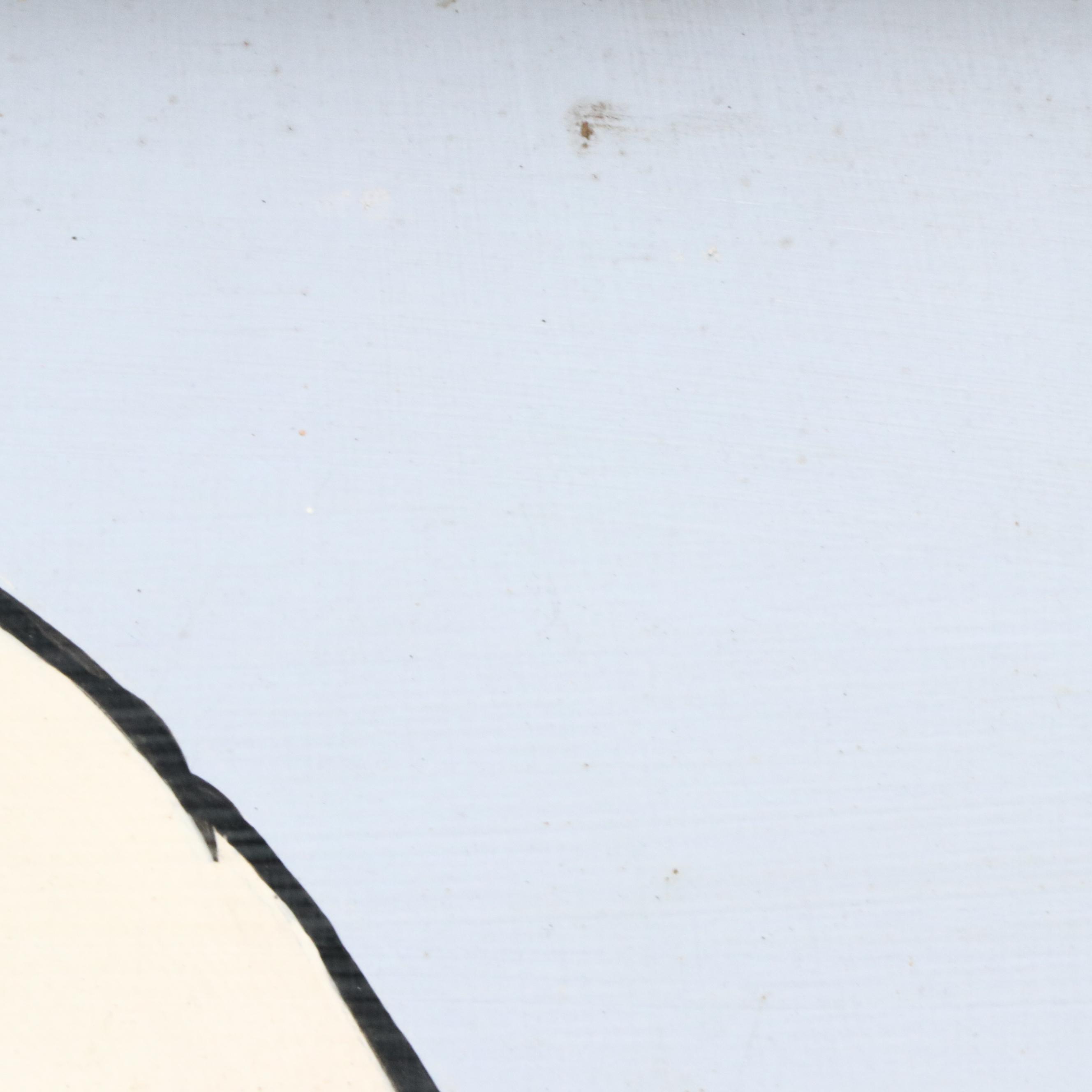 "Popeye the Sailor Man" Large Acrylic Painting, Late 20th Century