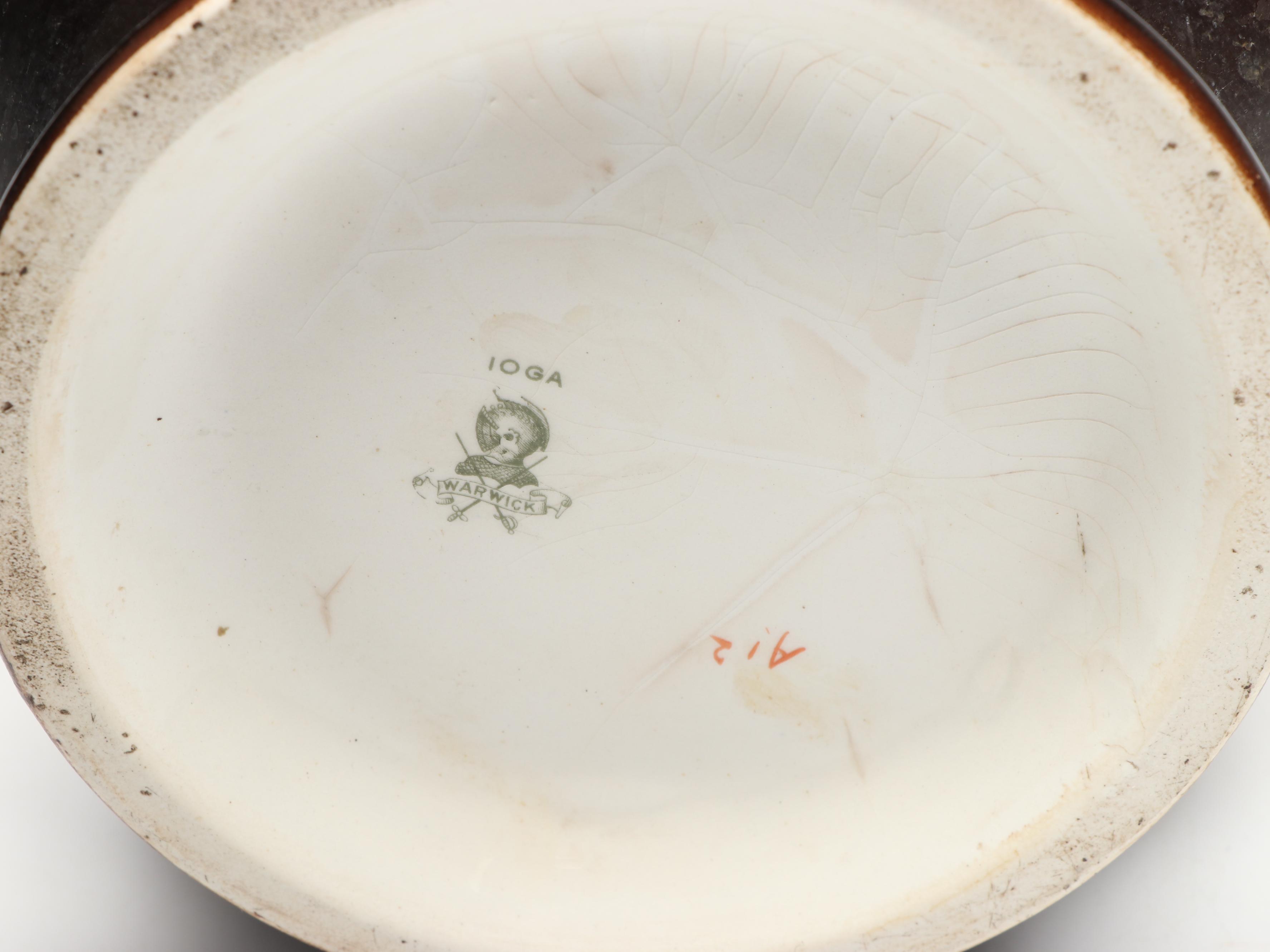 Warwick China Ioga Transfer-Decorated Portrait Vase, Antique