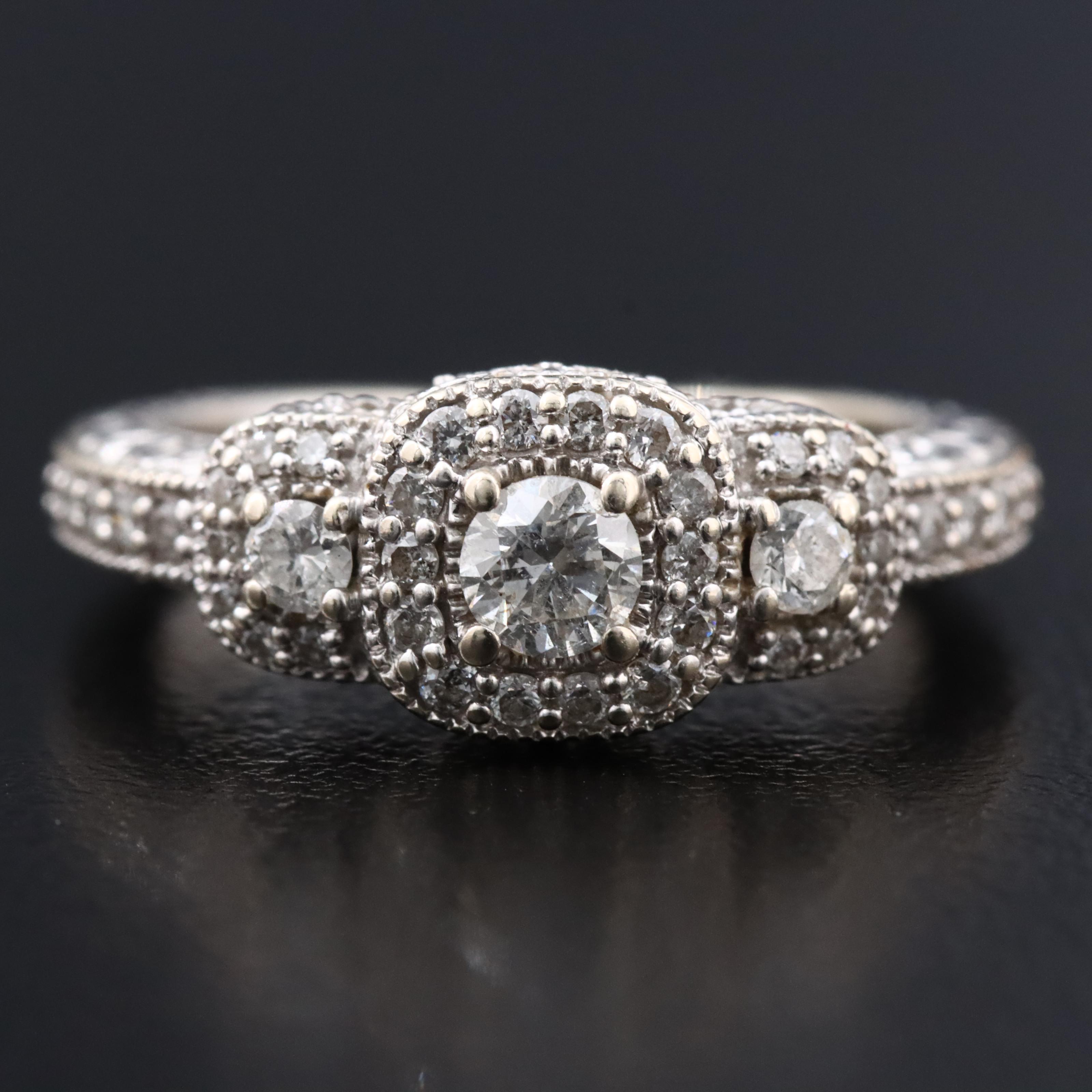 14K 0.45 CTW Diamond Ring