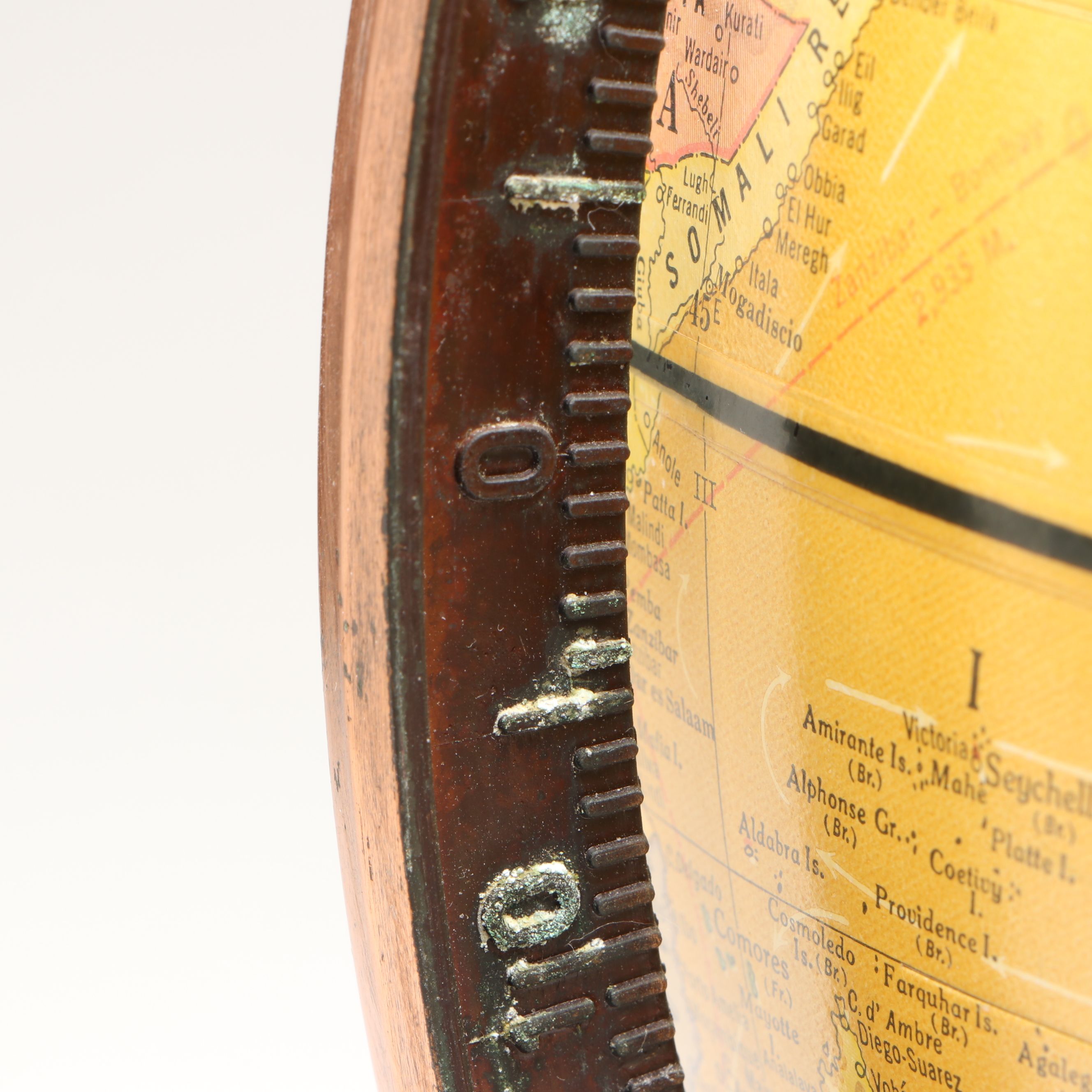 Cram's Globe with Rand McNally Atlas