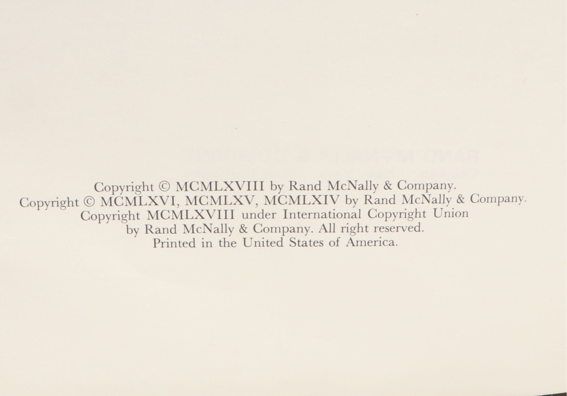 Cram's Globe with Rand McNally Atlas