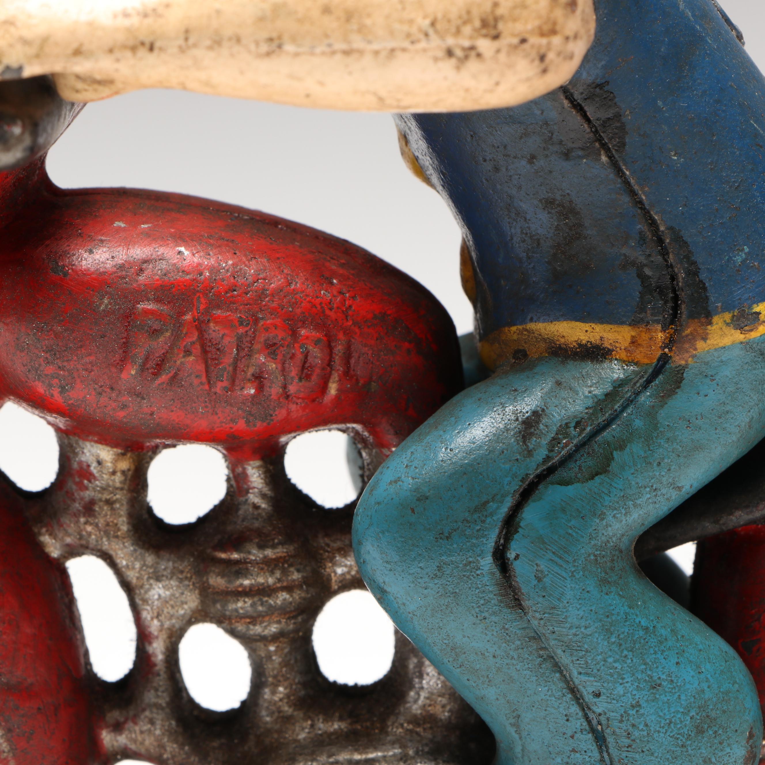 Hubley Reproduction "Popeye Motorcycle Patrol" Cast Iron Figurine